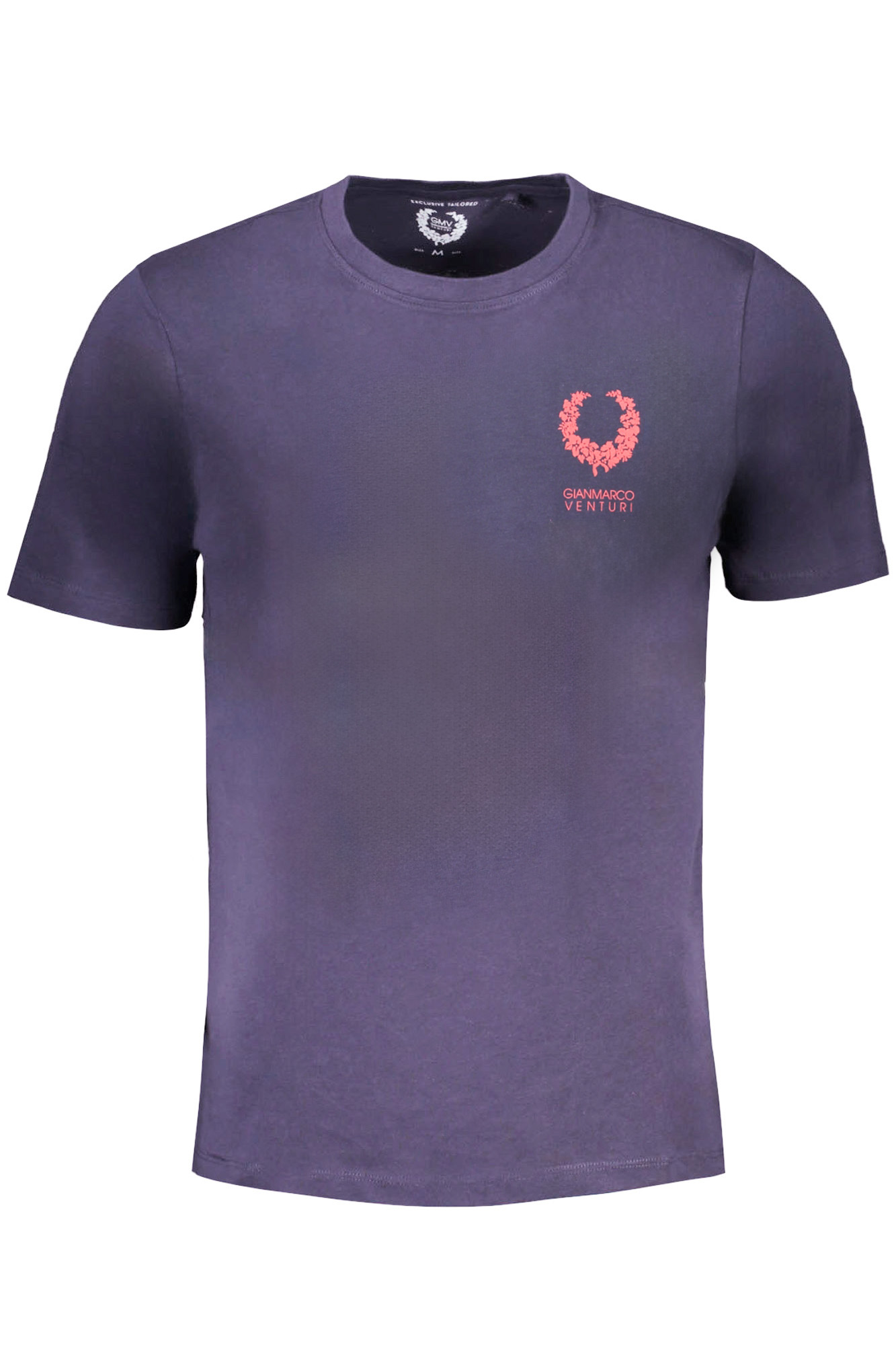 GIAN MARCO VENTURI MEN SHORT SLEEVED T-SHIRT BLUE GIAN MARCO VENTURI MEN SHORT SLEEVED T-SHIRT BLUE