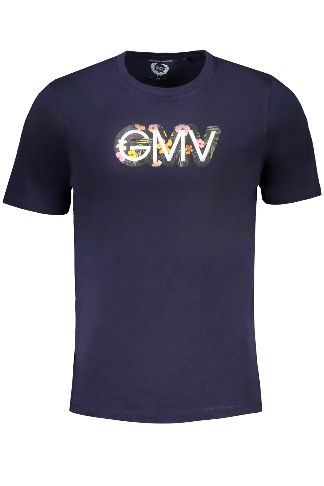 GIAN MARCO VENTURI MEN SHORT SLEEVED T-SHIRT BLUE GIAN MARCO VENTURI MEN SHORT SLEEVED T-SHIRT BLUE