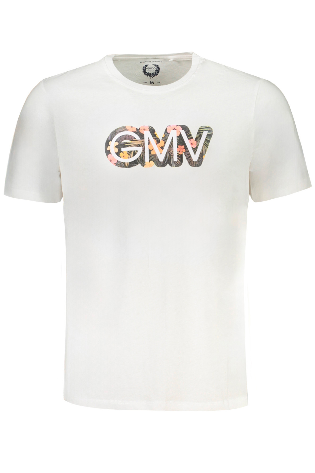 GIAN MARCO VENTURI MEN SHORT SLEEVED T-SHIRT WHITE GIAN MARCO VENTURI MEN SHORT SLEEVED T-SHIRT WHITE