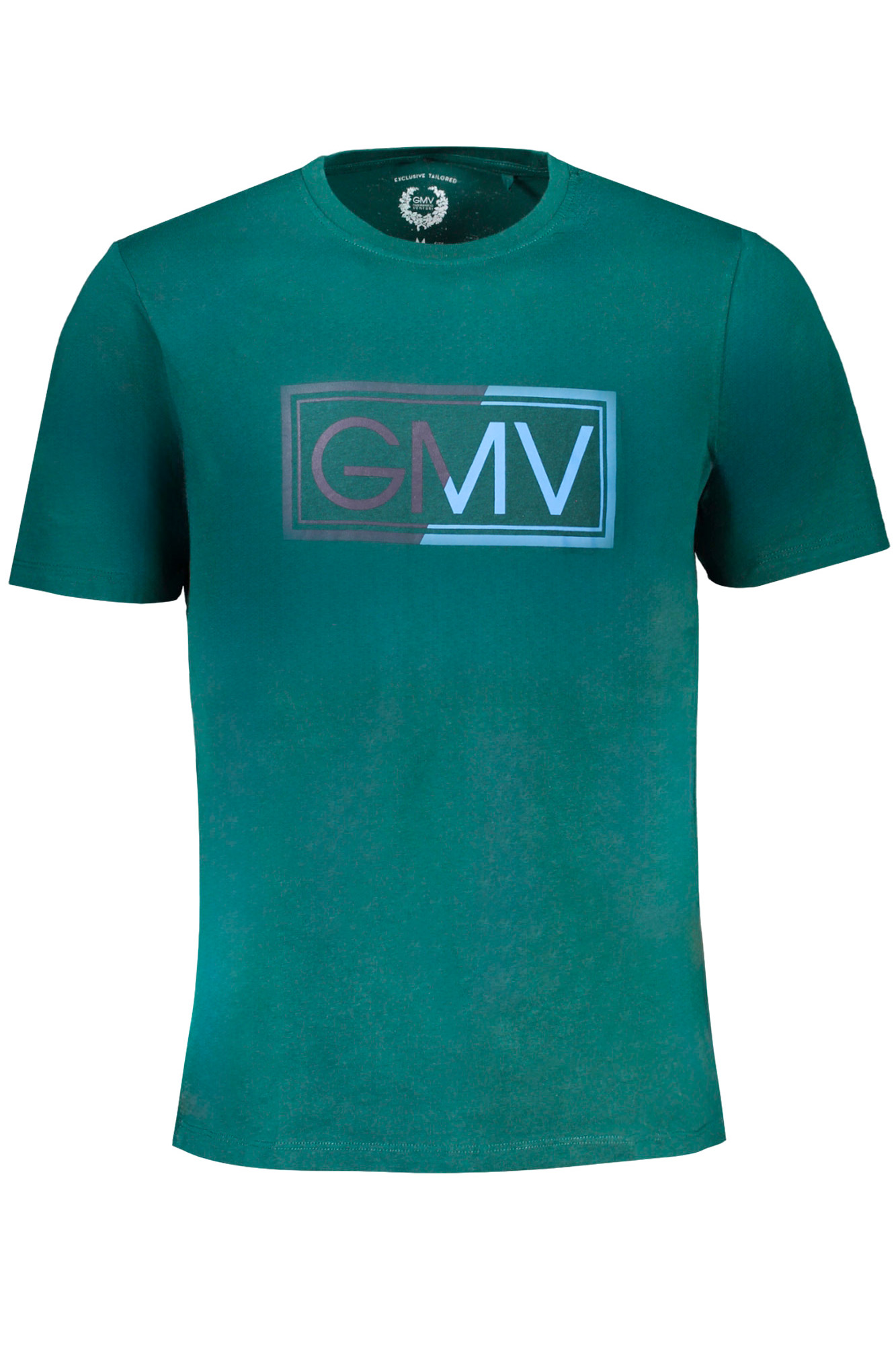 GIAN MARCO VENTURI GREEN MEN SHORT SLEEVED T-SHIRT