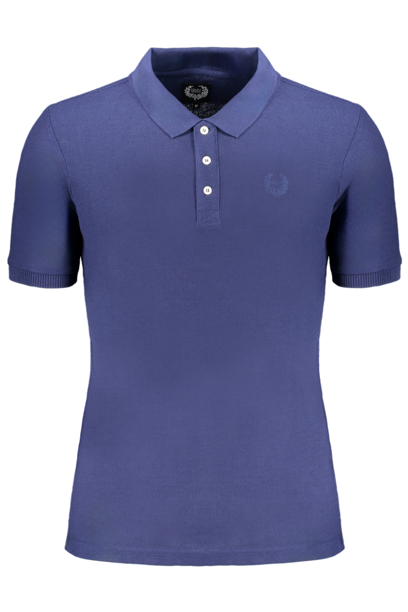 GIAN MARCO VENTURI MEN SHORT SLEEVED POLO SHIRT BLUE GIAN MARCO VENTURI MEN SHORT SLEEVED POLO SHIRT BLUE