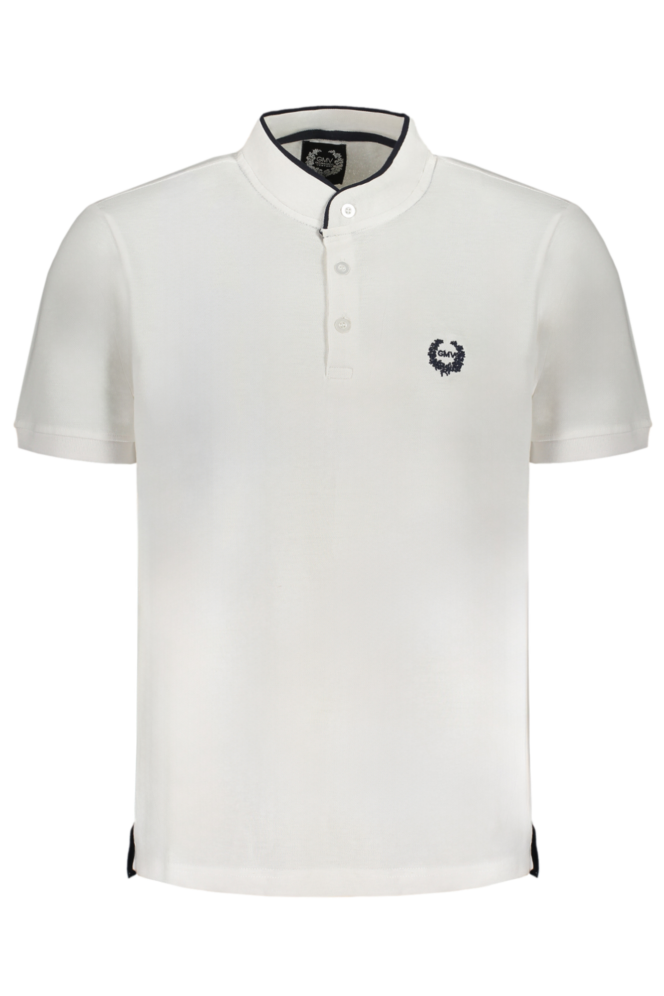 GIAN MARCO VENTURI MEN WHITE SHORT SLEEVED POLO SHIRT GIAN MARCO VENTURI MEN WHITE SHORT SLEEVED POLO SHIRT