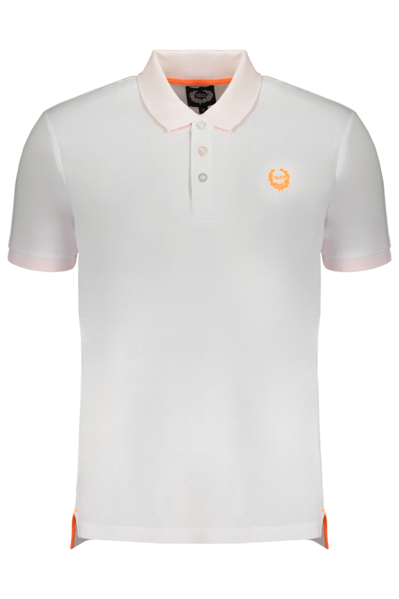 GIAN MARCO VENTURI MEN WHITE SHORT SLEEVED POLO SHIRT GIAN MARCO VENTURI MEN WHITE SHORT SLEEVED POLO SHIRT