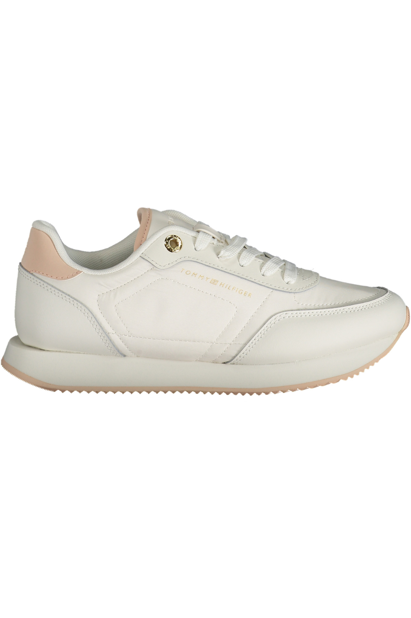 TOMMY HILFIGER WHITE WOMEN SPORTS SHOES TOMMY HILFIGER WHITE WOMEN SPORTS SHOES
