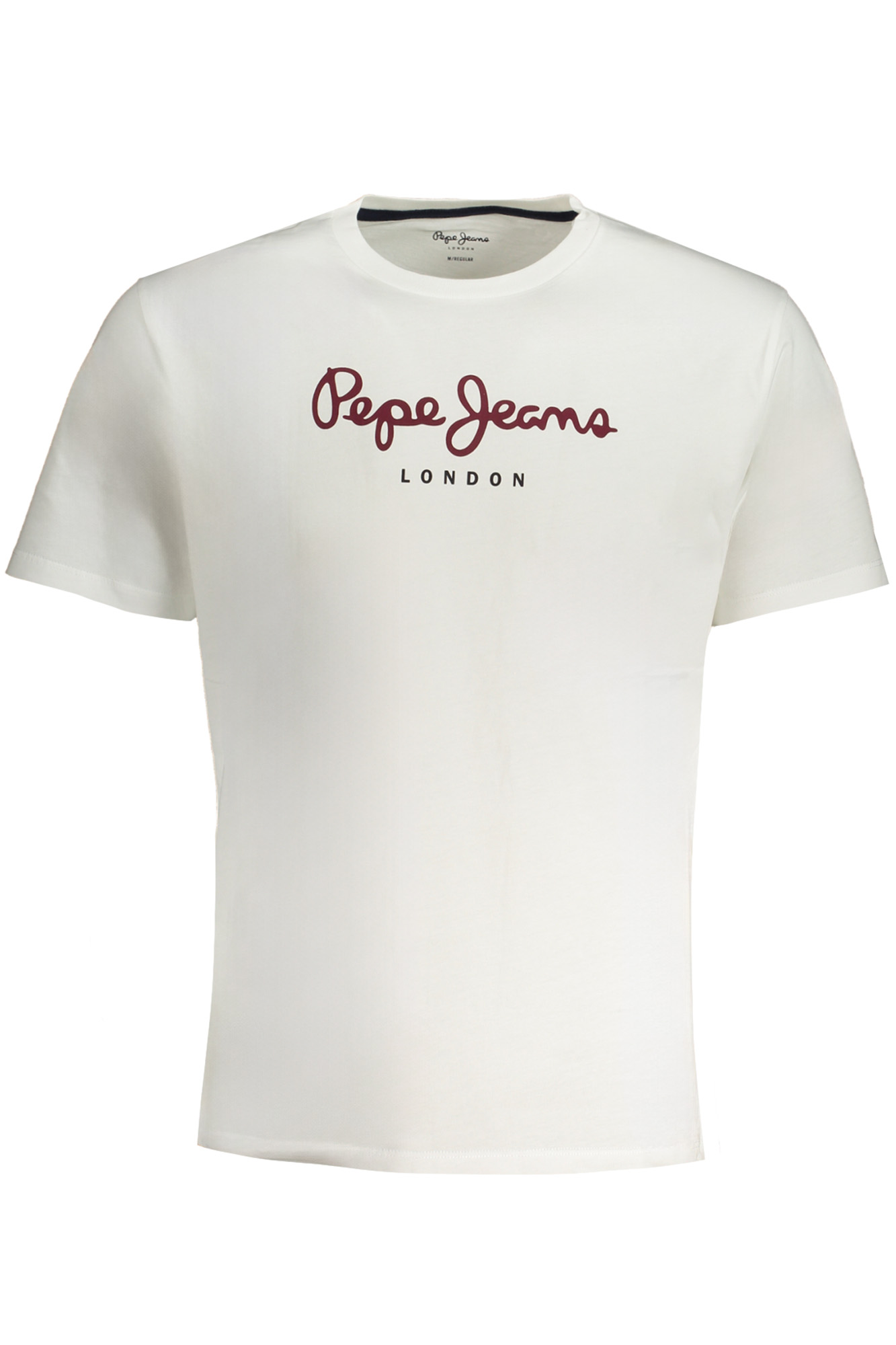 PEPE JEANS MEN SHORT SLEEVED T-SHIRT WHITE PEPE JEANS MEN SHORT SLEEVED T-SHIRT WHITE