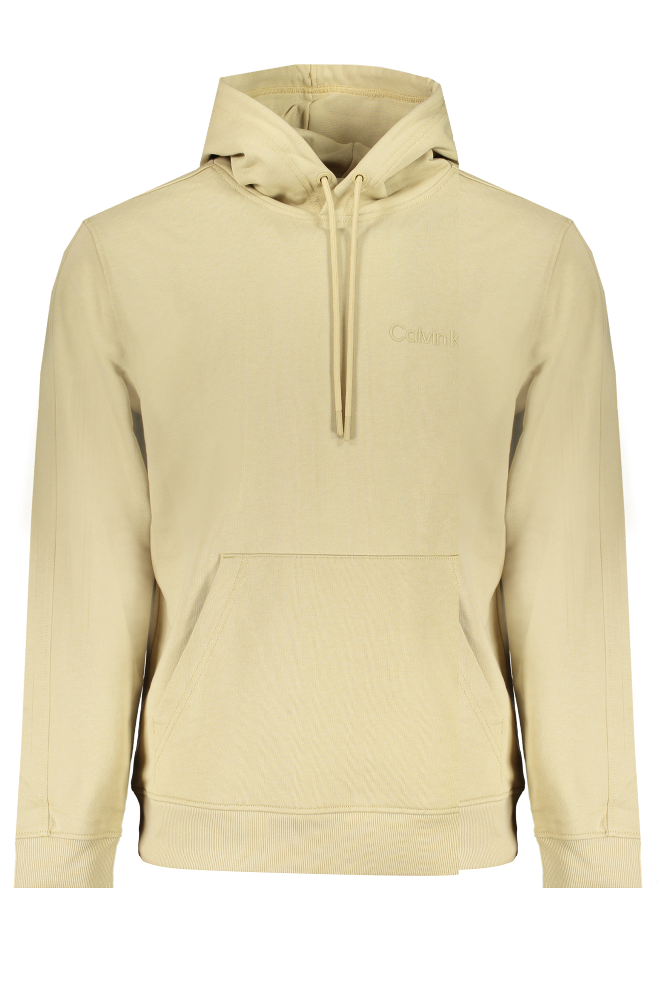 CALVIN KLEIN MEN BEIGE ZIPLESS SWEATSHIRT CALVIN KLEIN MEN BEIGE ZIPLESS SWEATSHIRT