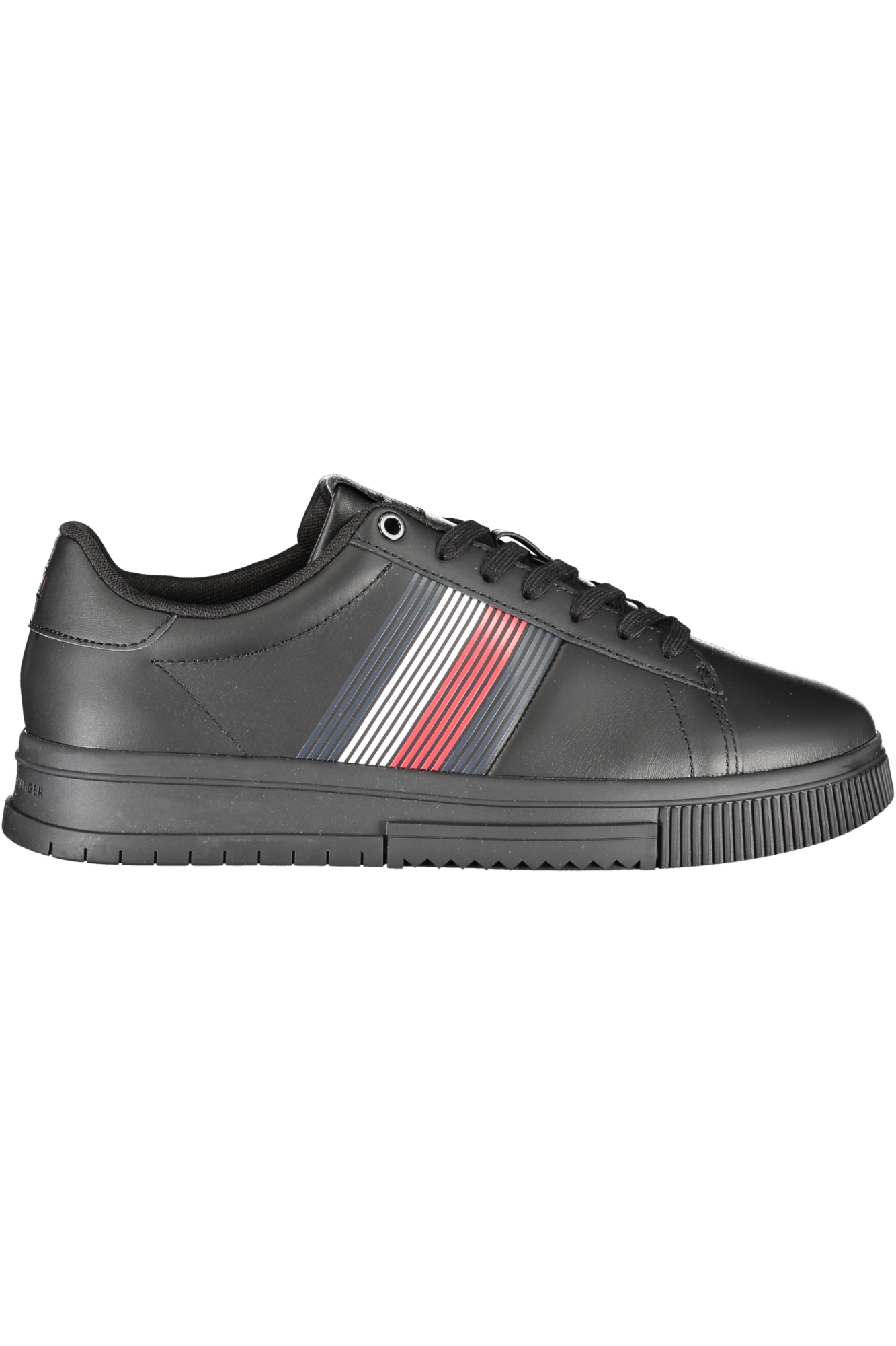 TOMMY HILFIGER BLACK MEN SPORTS SHOES TOMMY HILFIGER BLACK MEN SPORTS SHOES