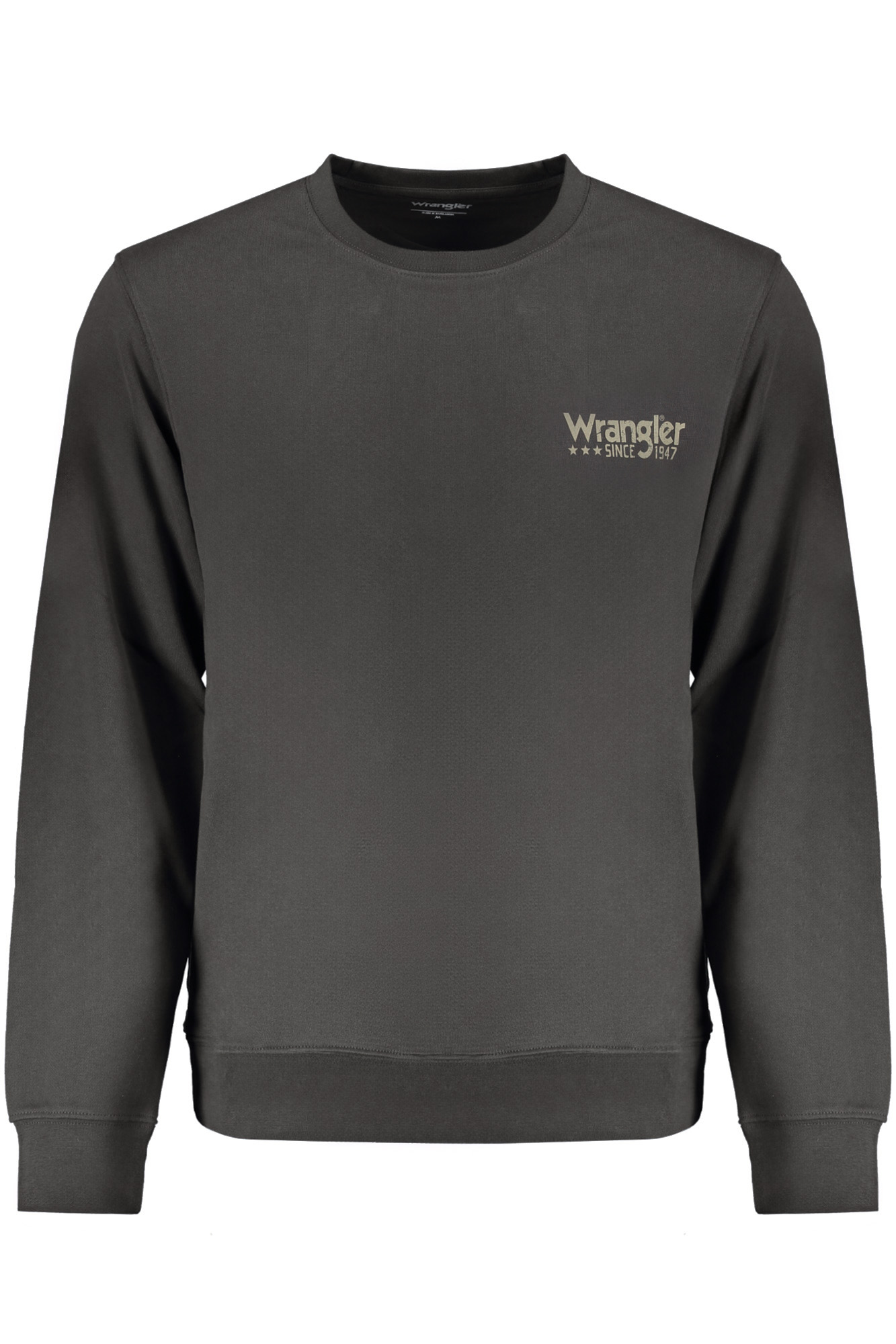 WRANGLER MEN BLACK ZIP-UP SWEATSHIRT WRANGLER MEN BLACK ZIP-UP SWEATSHIRT