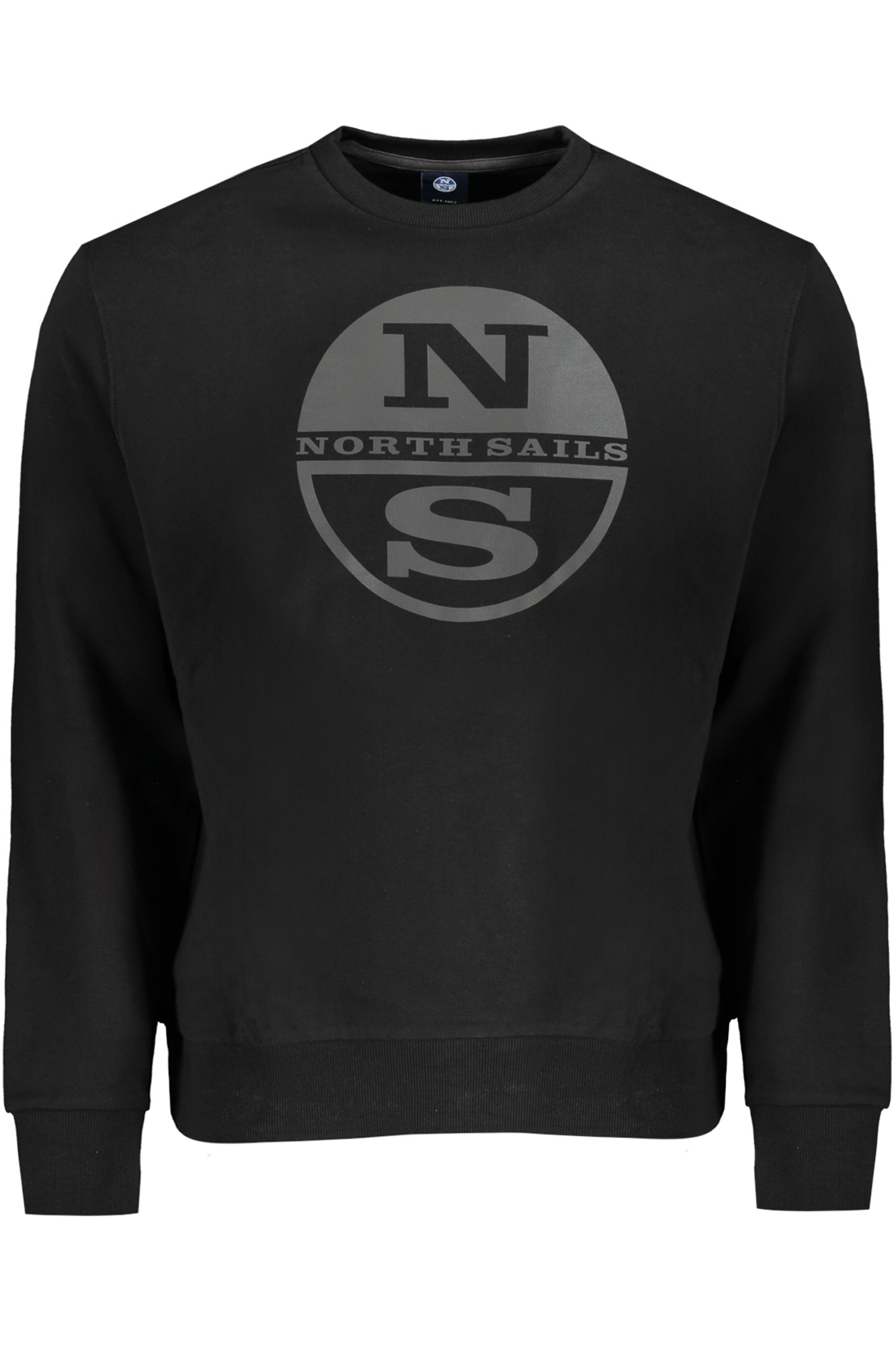 NORTH SAILS MEN BLACK ZIP-UP SWEATSHIRT