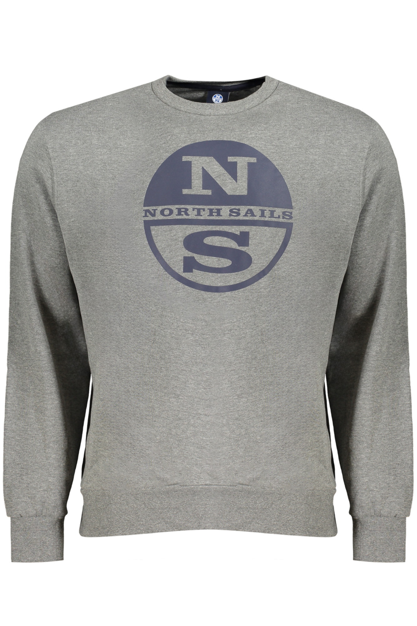 NORTH SAILS MEN ZIP-UP SWEATSHIRT GREY NORTH SAILS MEN ZIP-UP SWEATSHIRT GREY