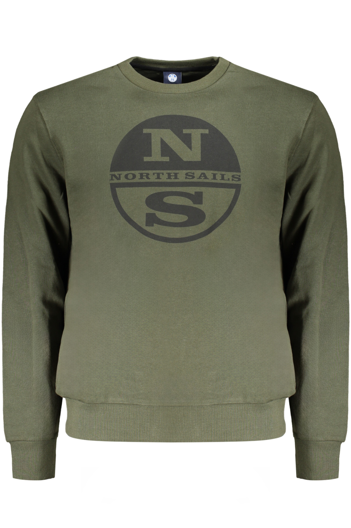 NORTH SAILS MEN ZIP-UP SWEATSHIRT GREEN NORTH SAILS MEN ZIP-UP SWEATSHIRT GREEN