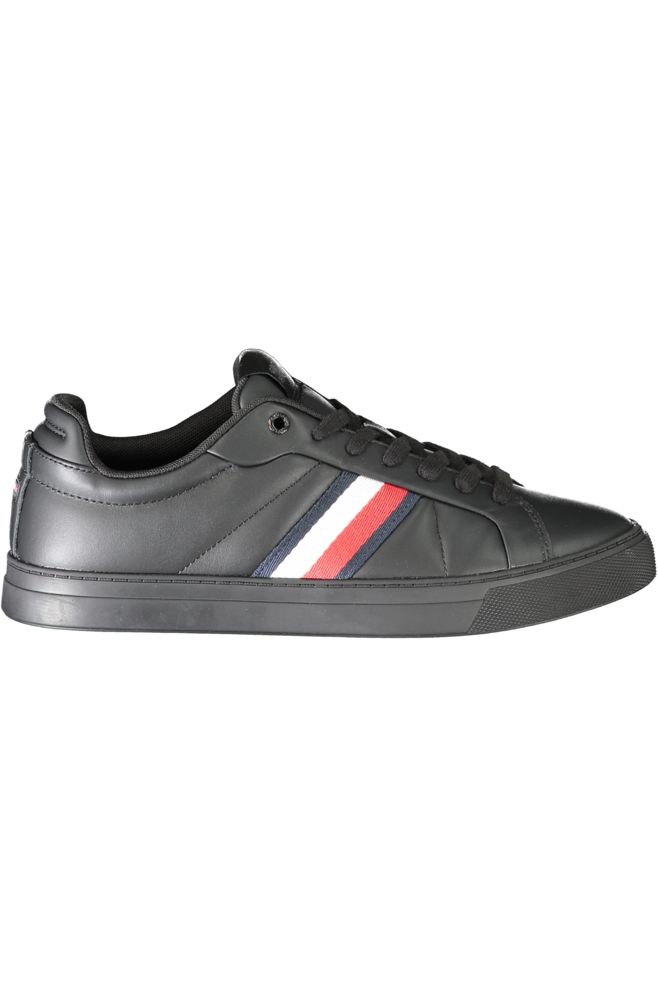TOMMY HILFIGER MEN SPORTS SHOES BLACK TOMMY HILFIGER MEN SPORTS SHOES BLACK