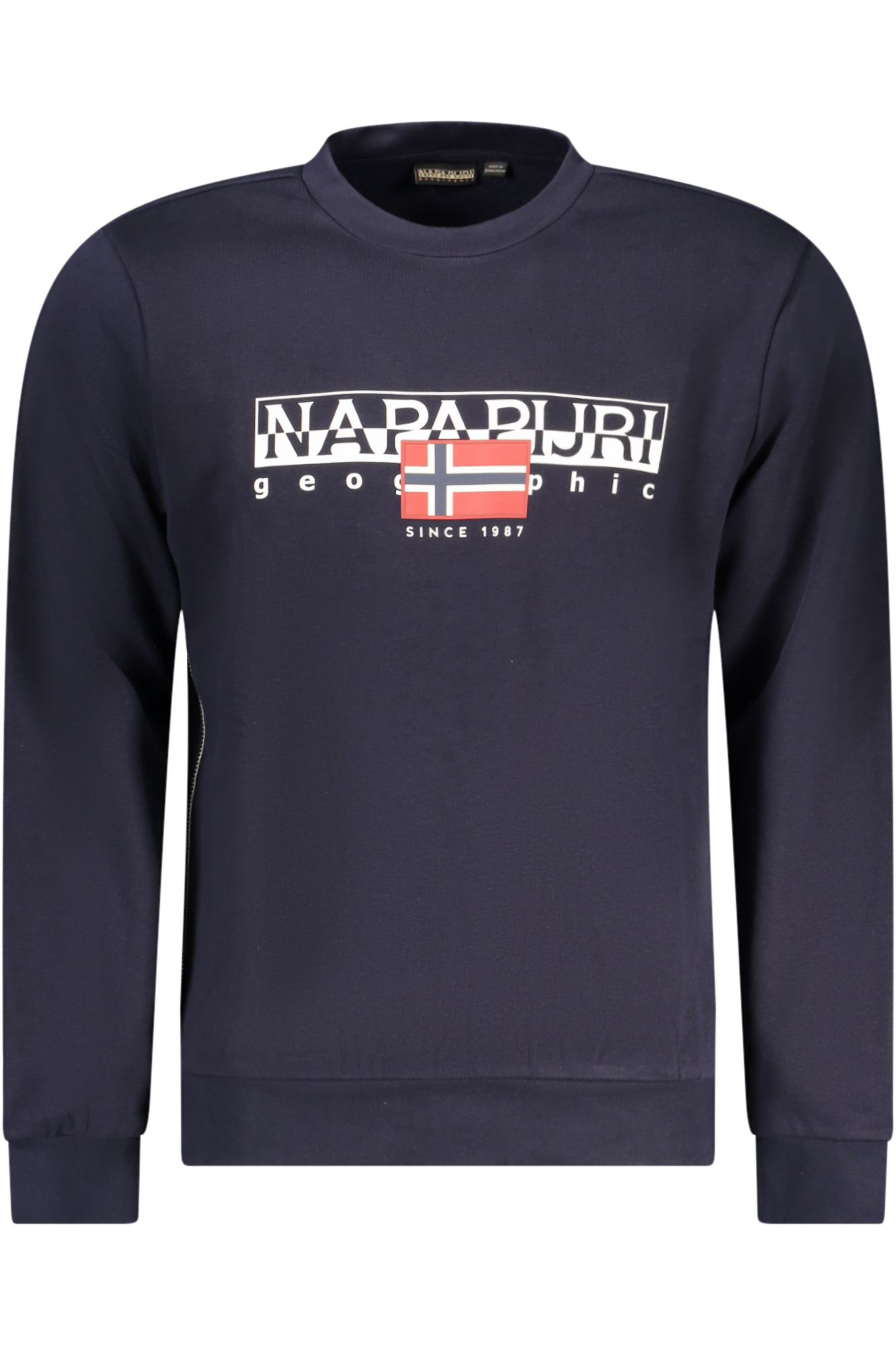 NAPAPIJRI SWEATSHIRT WITHOUT ZIP MEN BLUE NAPAPIJRI SWEATSHIRT WITHOUT ZIP MEN BLUE