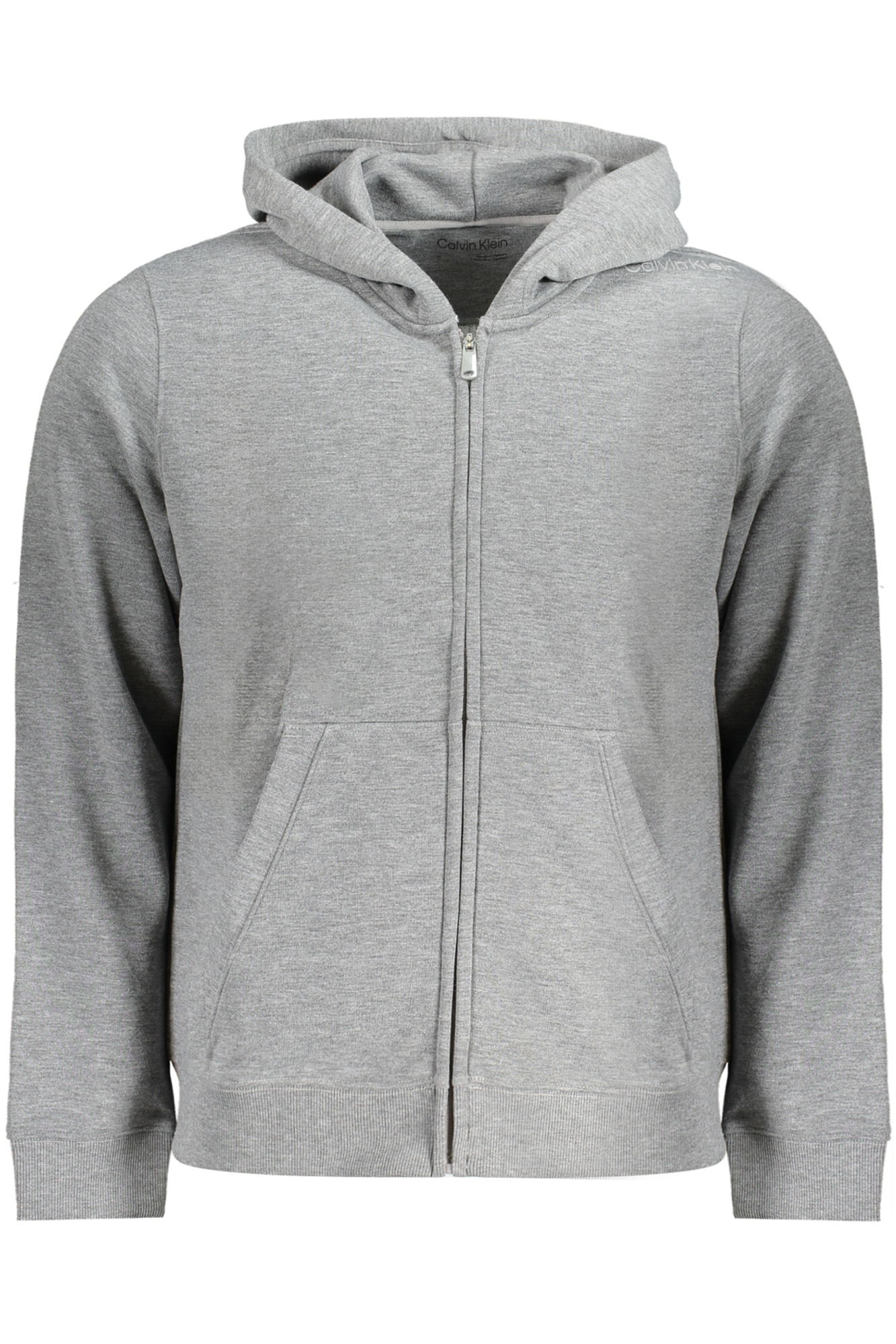 CALVIN KLEIN MEN ZIP-UP SWEATSHIRT GREY CALVIN KLEIN MEN ZIP-UP SWEATSHIRT GREY
