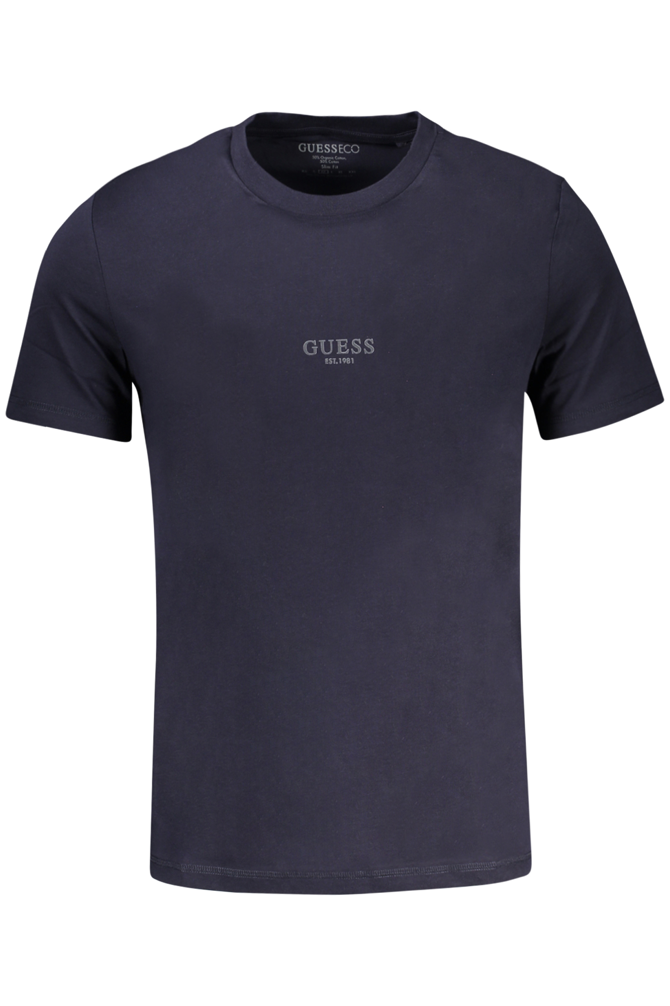 GUESS JEANS SHORT SLEEVE T-SHIRT MEN BLUE