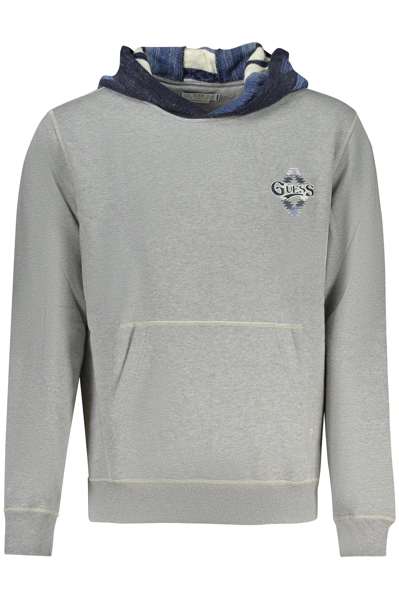 GUESS JEANS SWEATSHIRT WITHOUT ZIP MEN GREY GUESS JEANS SWEATSHIRT WITHOUT ZIP MEN GREY