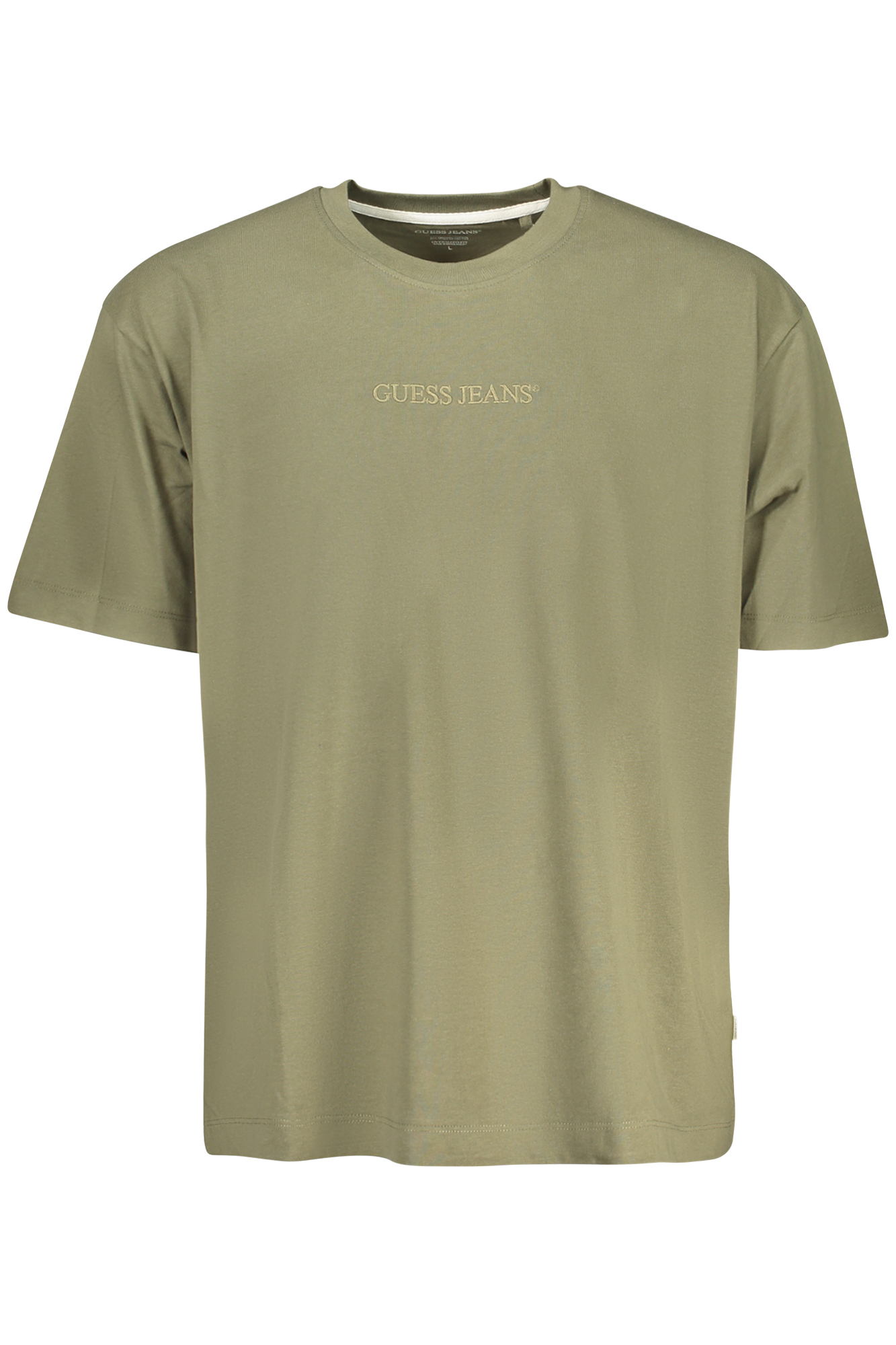 GUESS JEANS SHORT SLEEVE T-SHIRT MEN GREEN GUESS JEANS SHORT SLEEVE T-SHIRT MEN GREEN