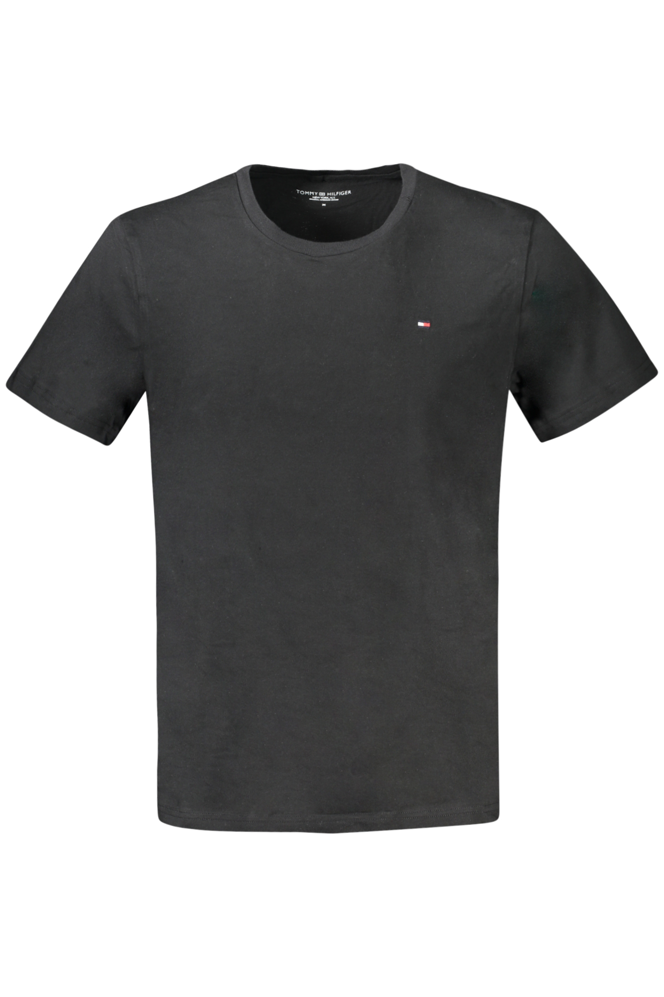 TOMMY HILFIGER SHORT SLEEVE T-SHIRT MEN BLACK