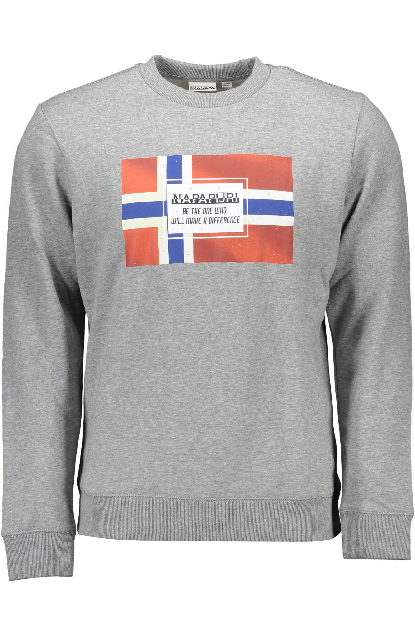 NAPAPIJRI SWEATSHIRT WITHOUT ZIP MAN GRAY NAPAPIJRI SWEATSHIRT WITHOUT ZIP MAN GRAY