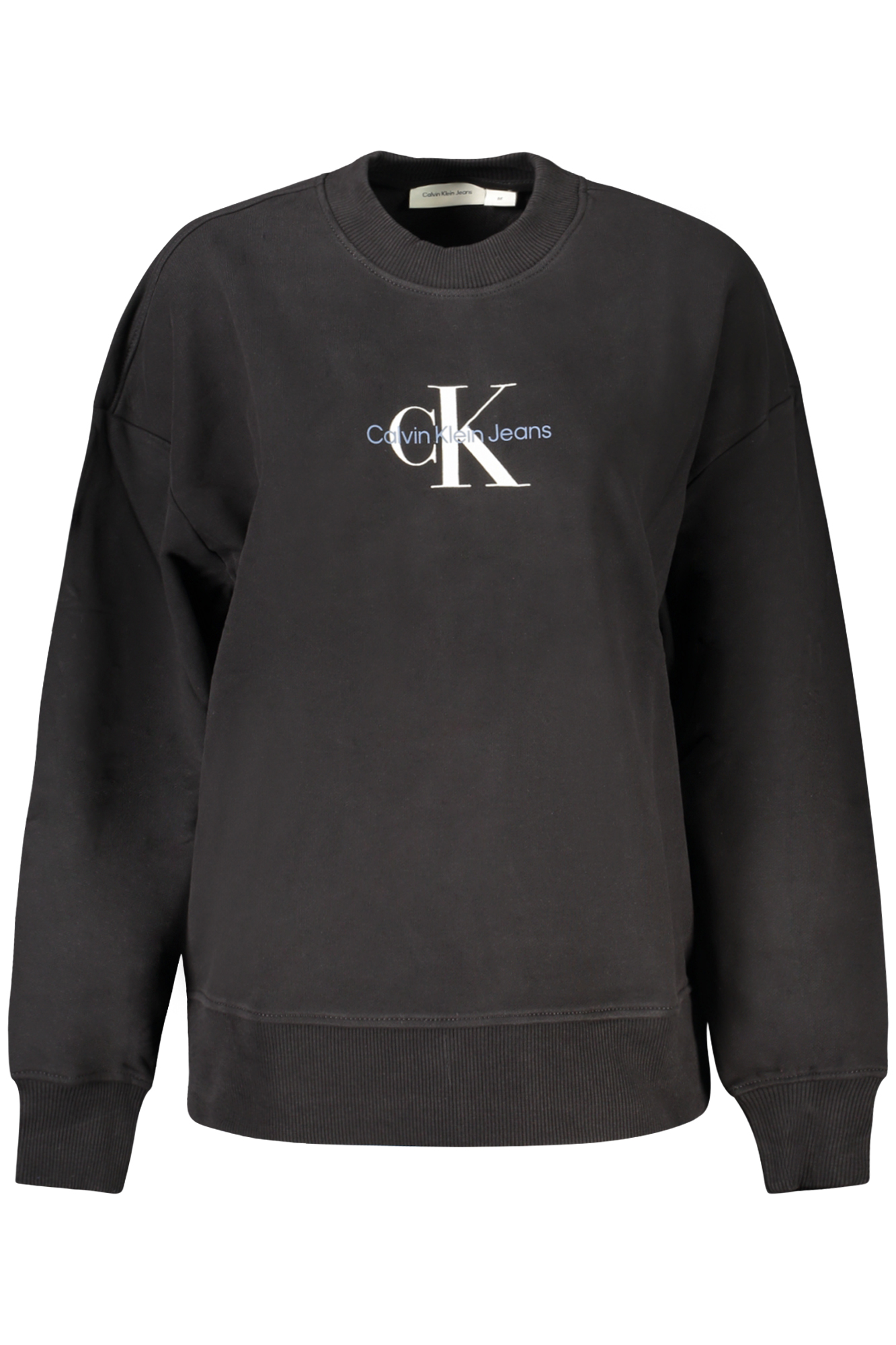 CALVIN KLEIN SWEATSHIRT WITHOUT ZIP WOMEN BLACK CALVIN KLEIN SWEATSHIRT WITHOUT ZIP WOMEN BLACK