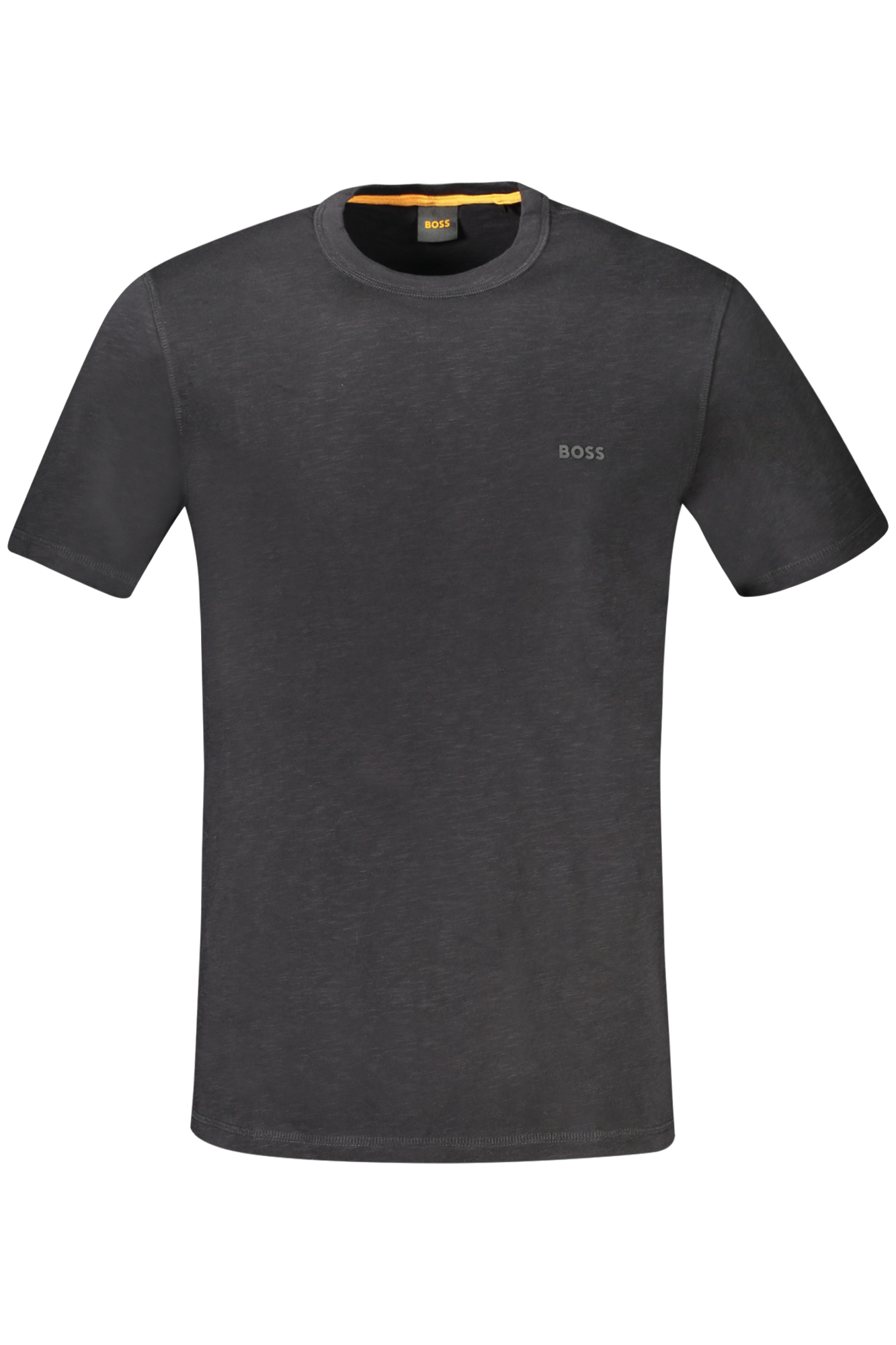 HUGO BOSS MEN SHORT SLEEVE T-SHIRT BLACK HUGO BOSS MEN SHORT SLEEVE T-SHIRT BLACK
