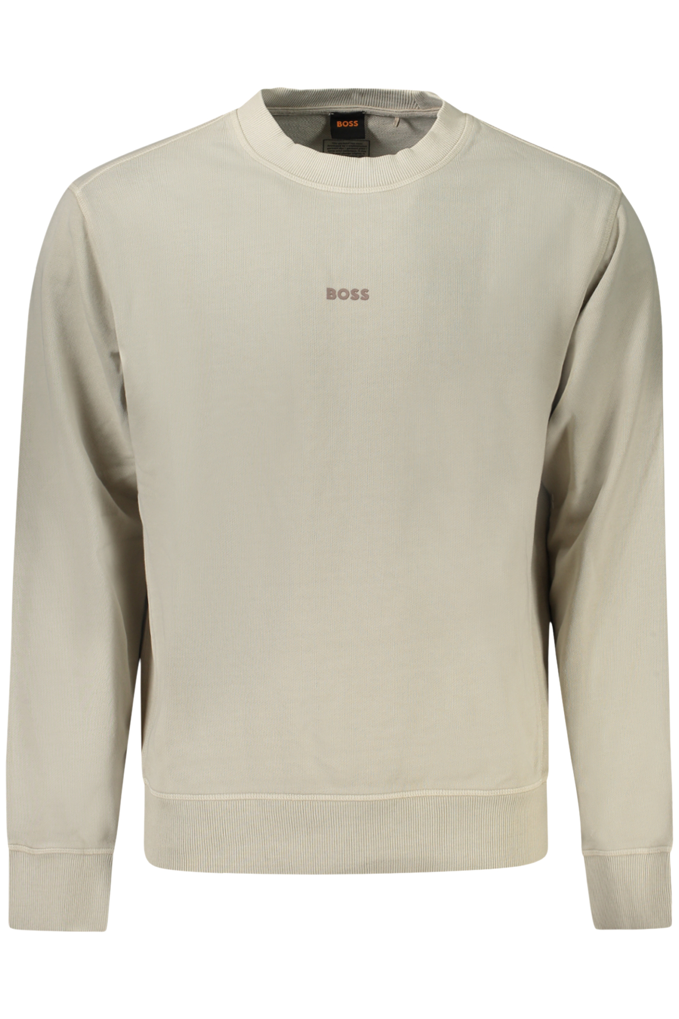 HUGO BOSS SWEATSHIRT WITHOUT ZIP MEN BEIGE HUGO BOSS SWEATSHIRT WITHOUT ZIP MEN BEIGE