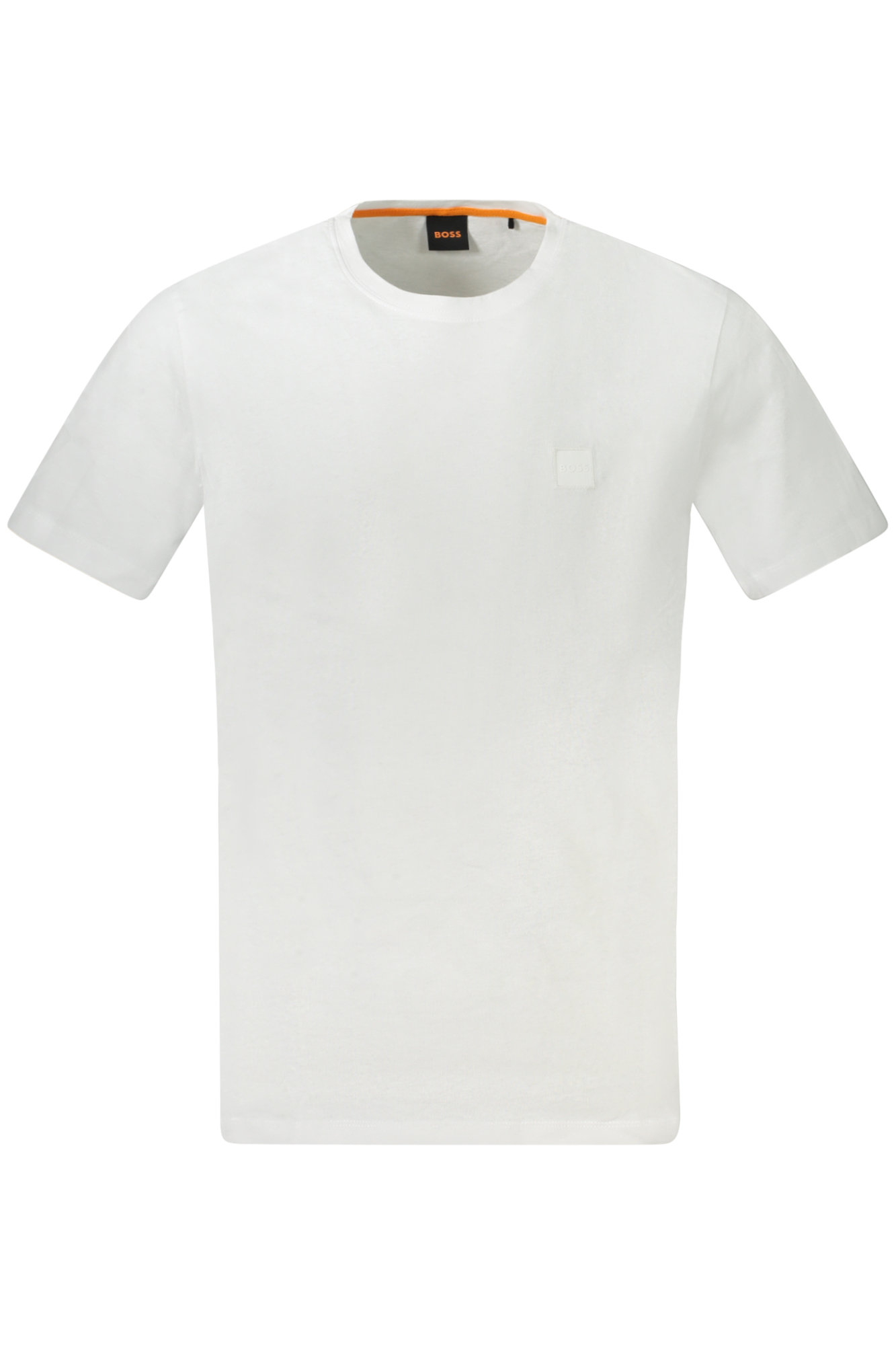 HUGO BOSS MEN SHORT SLEEVE T-SHIRT WHITE HUGO BOSS MEN SHORT SLEEVE T-SHIRT WHITE