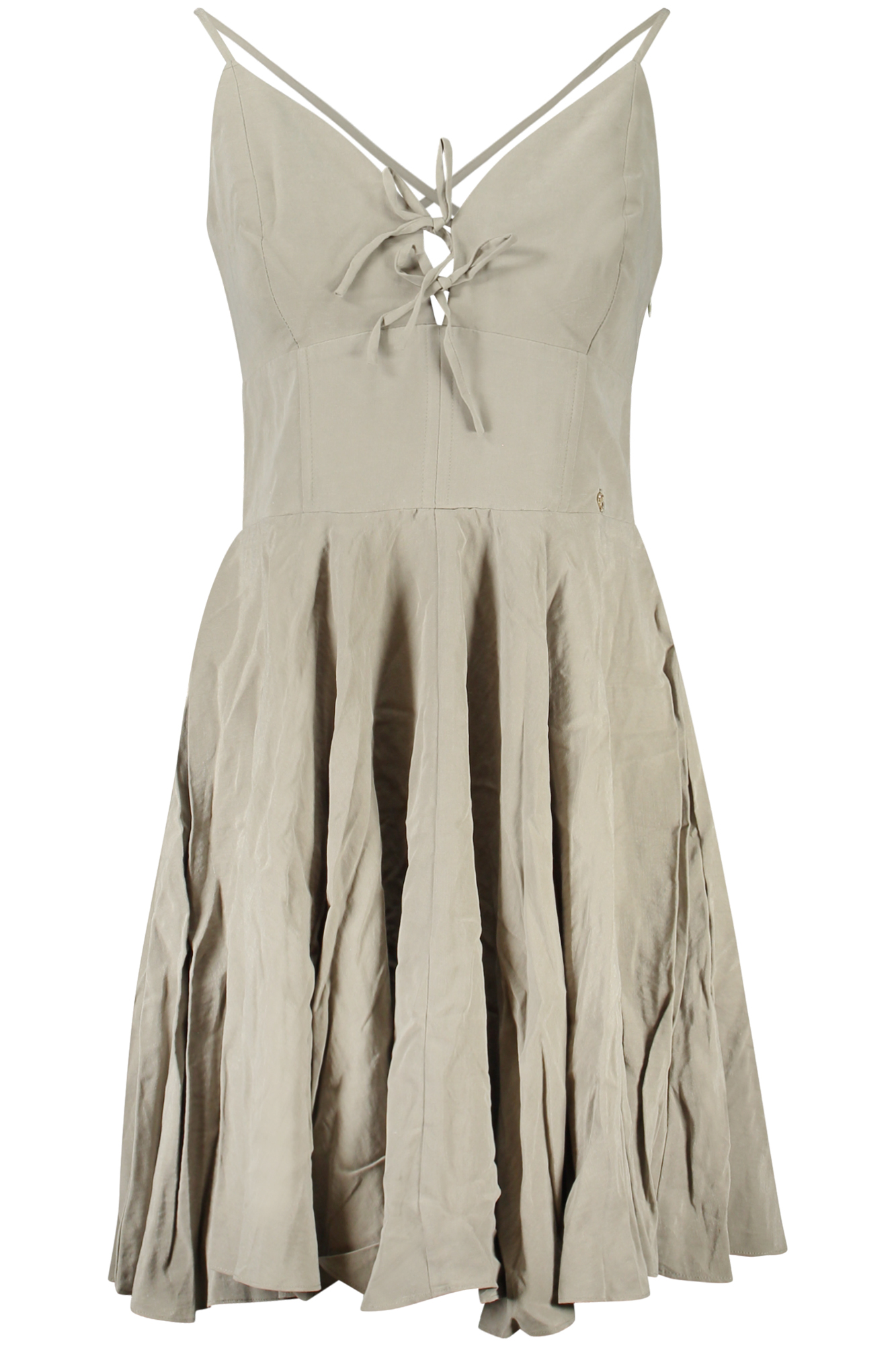 GUESS JEANS SHORT DRESS WOMEN GREEN GUESS JEANS SHORT DRESS WOMEN GREEN