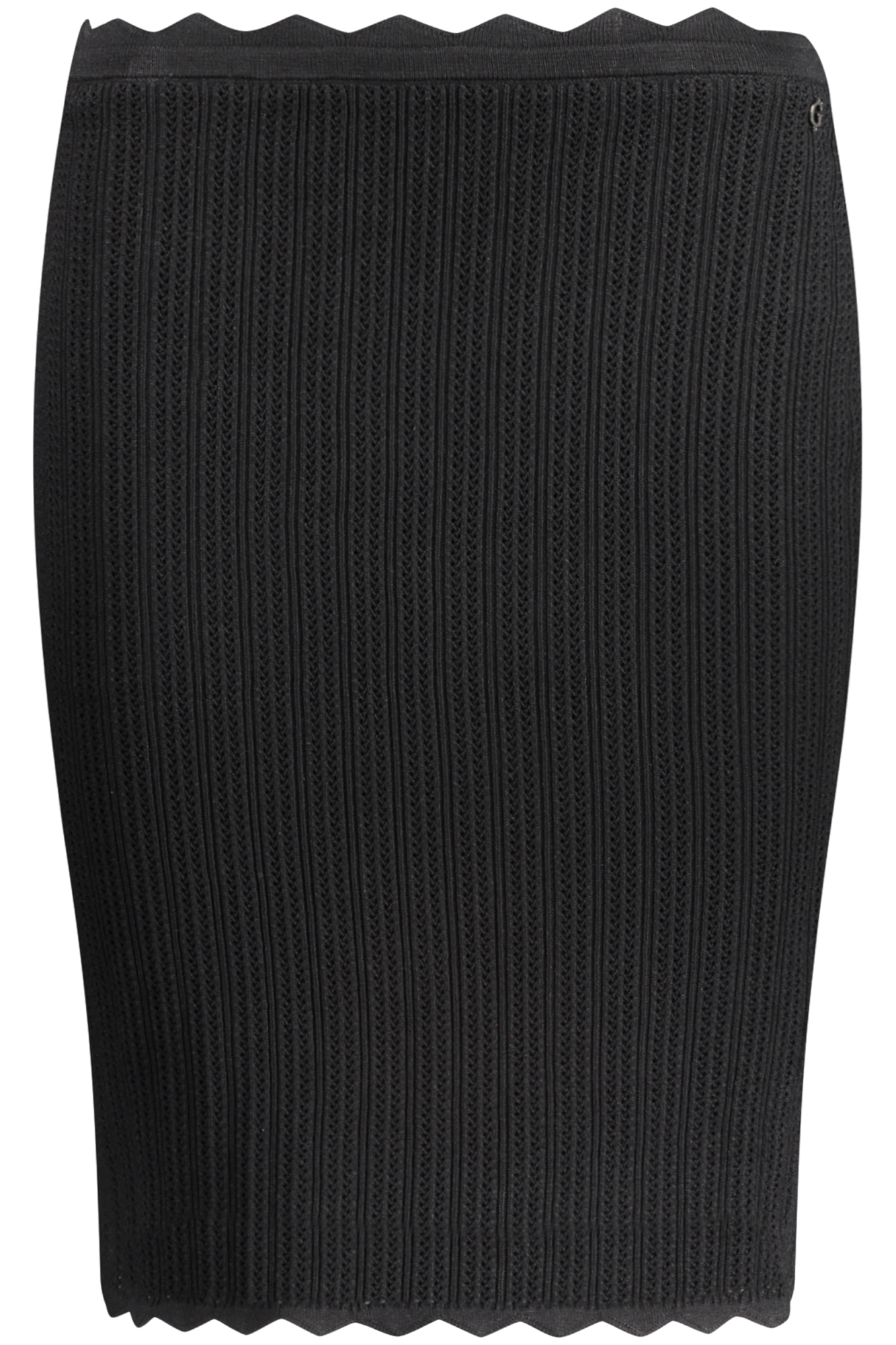 GUESS JEANS LONGUETTE SKIRT WOMEN BLACK