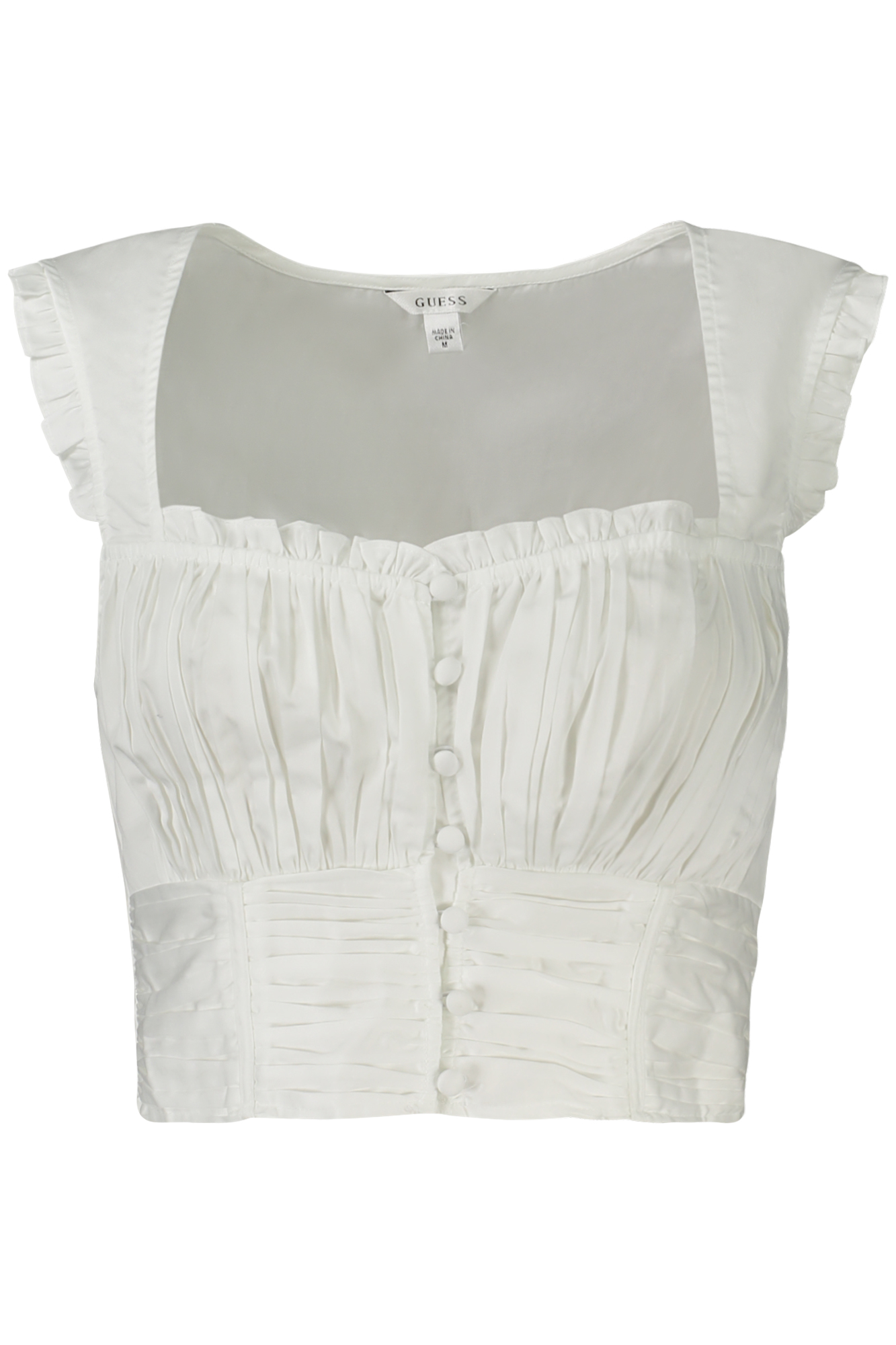 GUESS JEANS TOP WOMEN WHITE GUESS JEANS TOP WOMEN WHITE