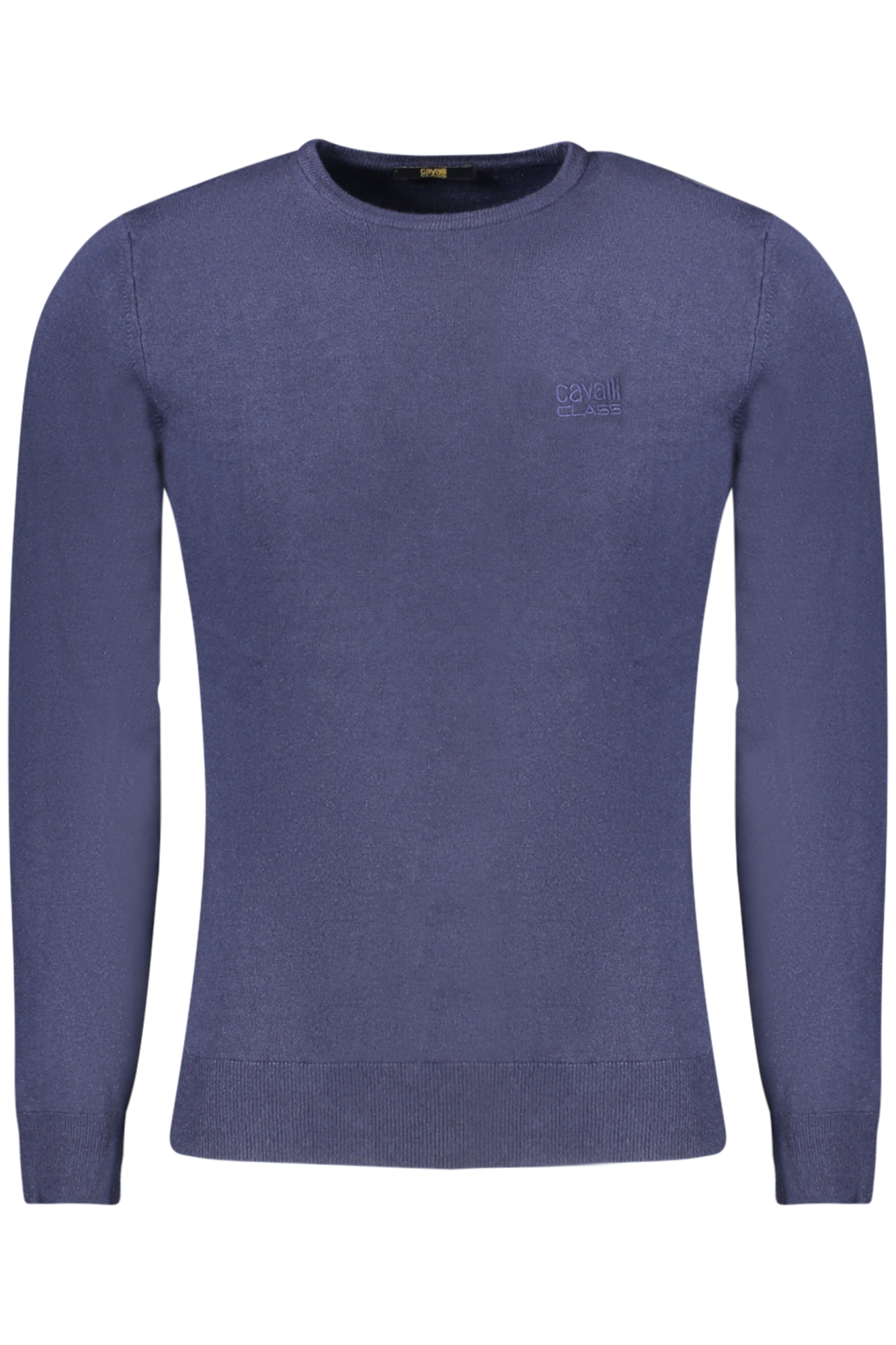 CAVALLI CLASS MEN BLUE SWEATER CAVALLI CLASS MEN BLUE SWEATER