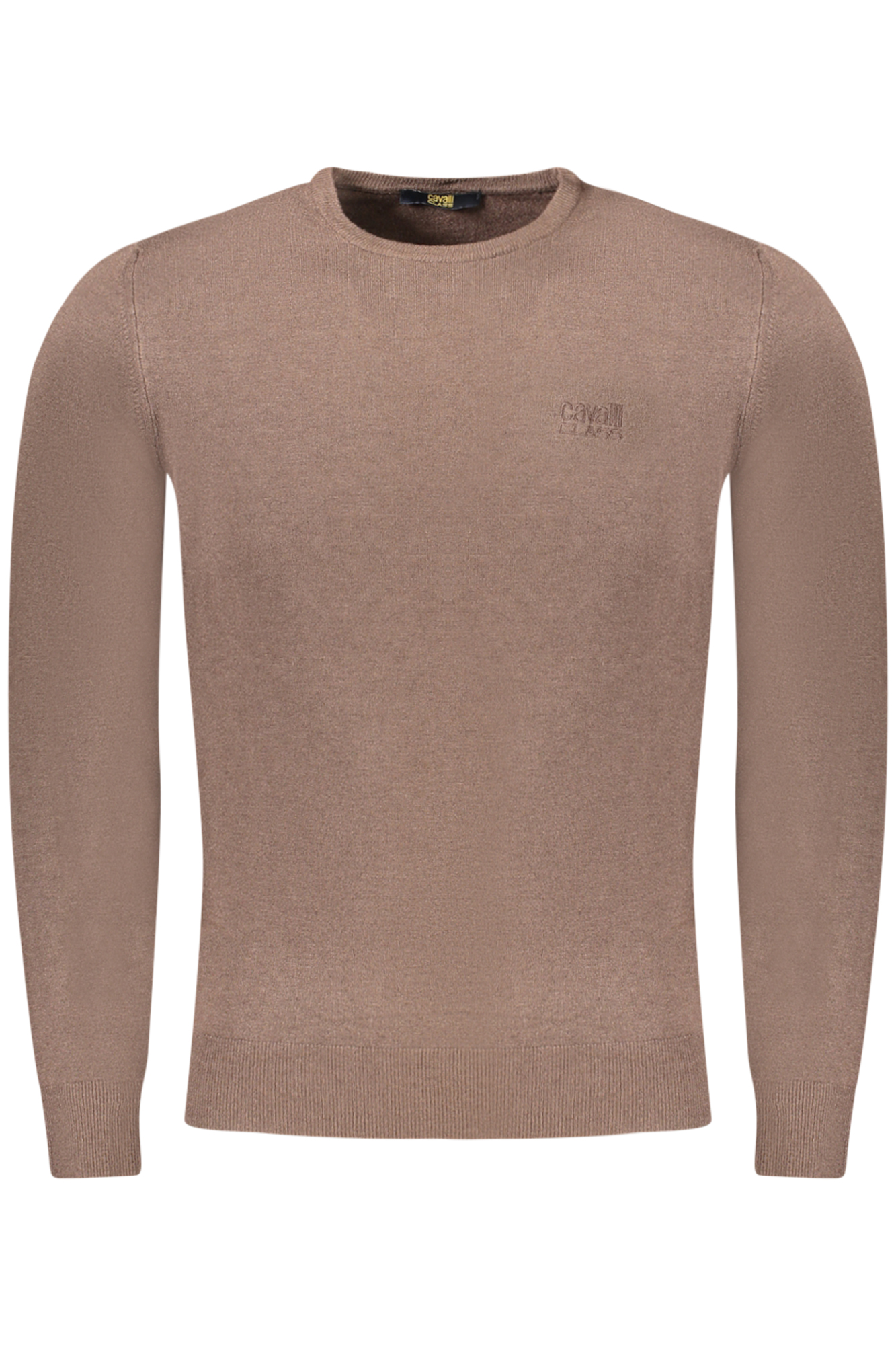 CAVALLI CLASS MEN BROWN SWEATER CAVALLI CLASS MEN BROWN SWEATER