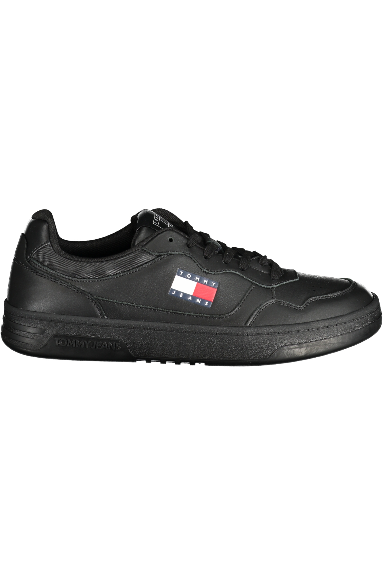 TOMMY HILFIGER MEN SPORTS SHOES BLACK TOMMY HILFIGER MEN SPORTS SHOES BLACK