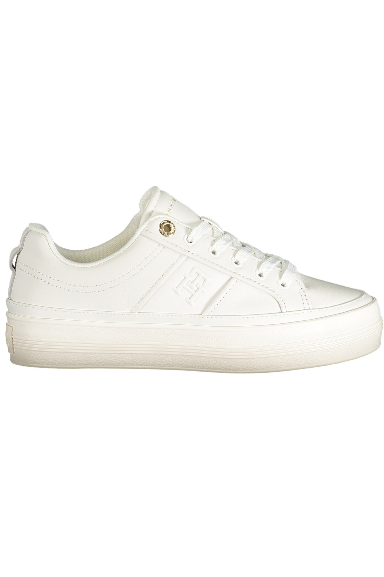 TOMMY HILFIGER WOMEN SPORTS SHOES WHITE TOMMY HILFIGER WOMEN SPORTS SHOES WHITE