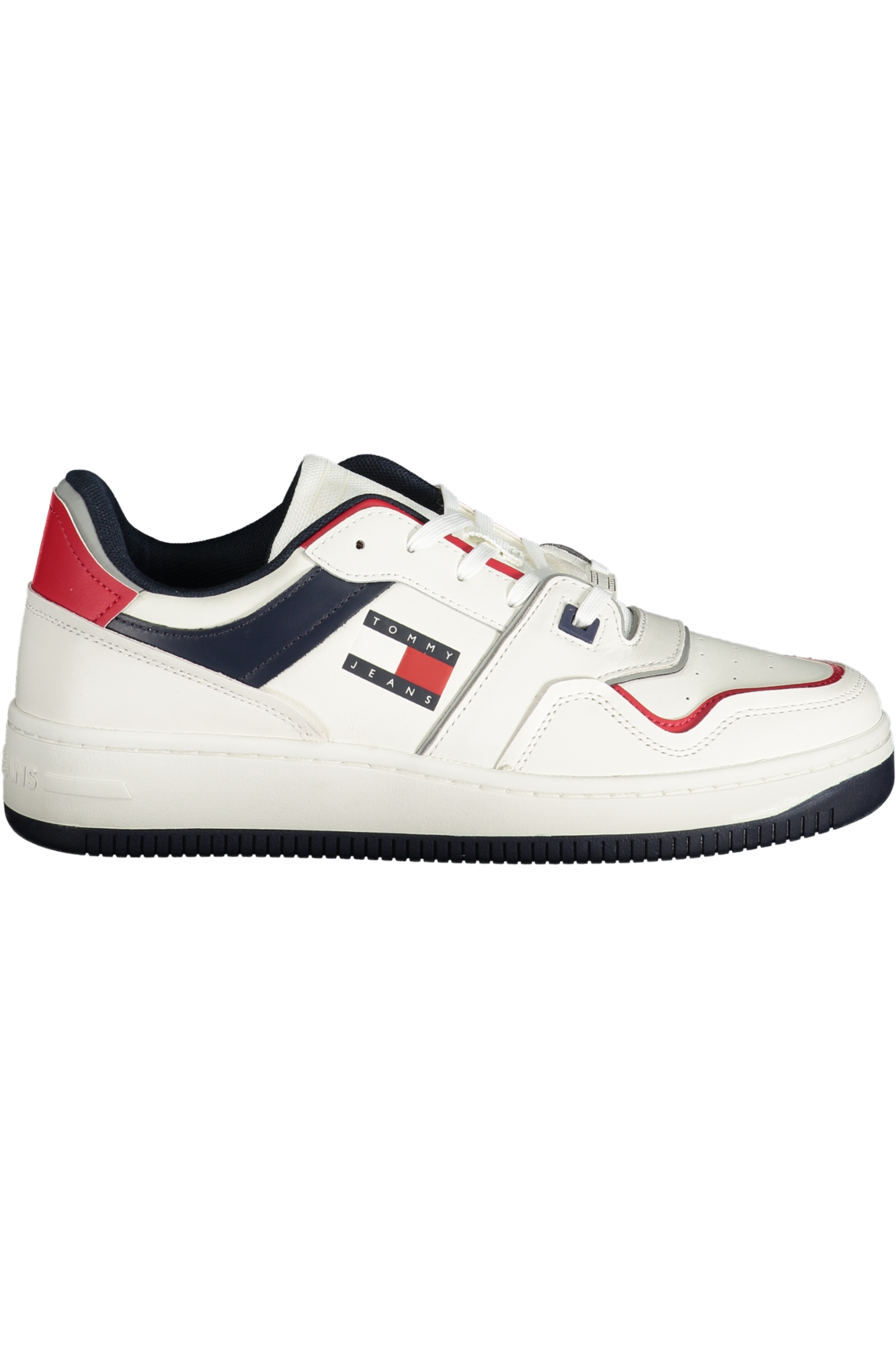 TOMMY HILFIGER MEN SPORTS SHOES WHITE TOMMY HILFIGER MEN SPORTS SHOES WHITE