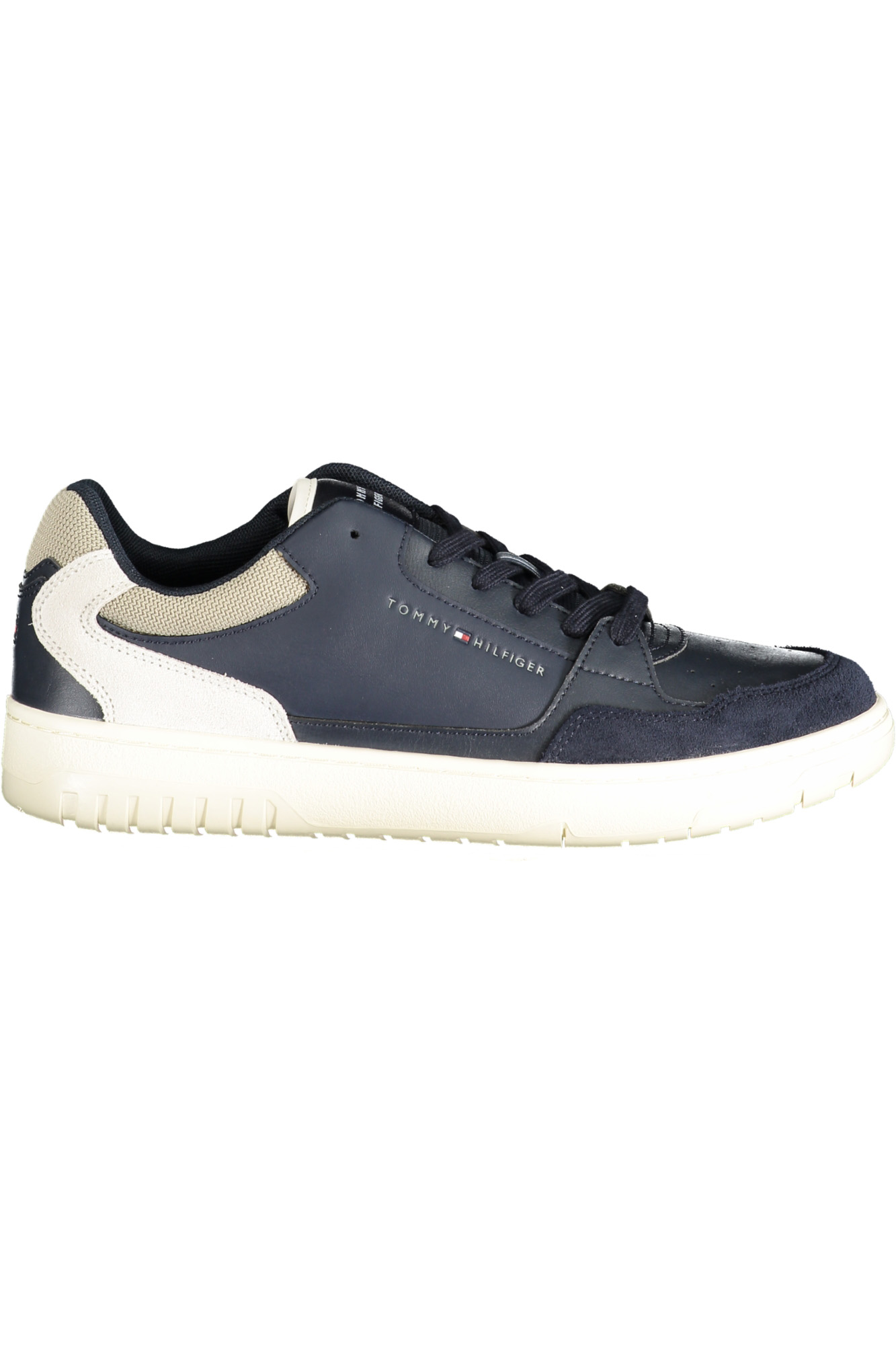 TOMMY HILFIGER MEN SPORTS SHOES BLUE TOMMY HILFIGER MEN SPORTS SHOES BLUE