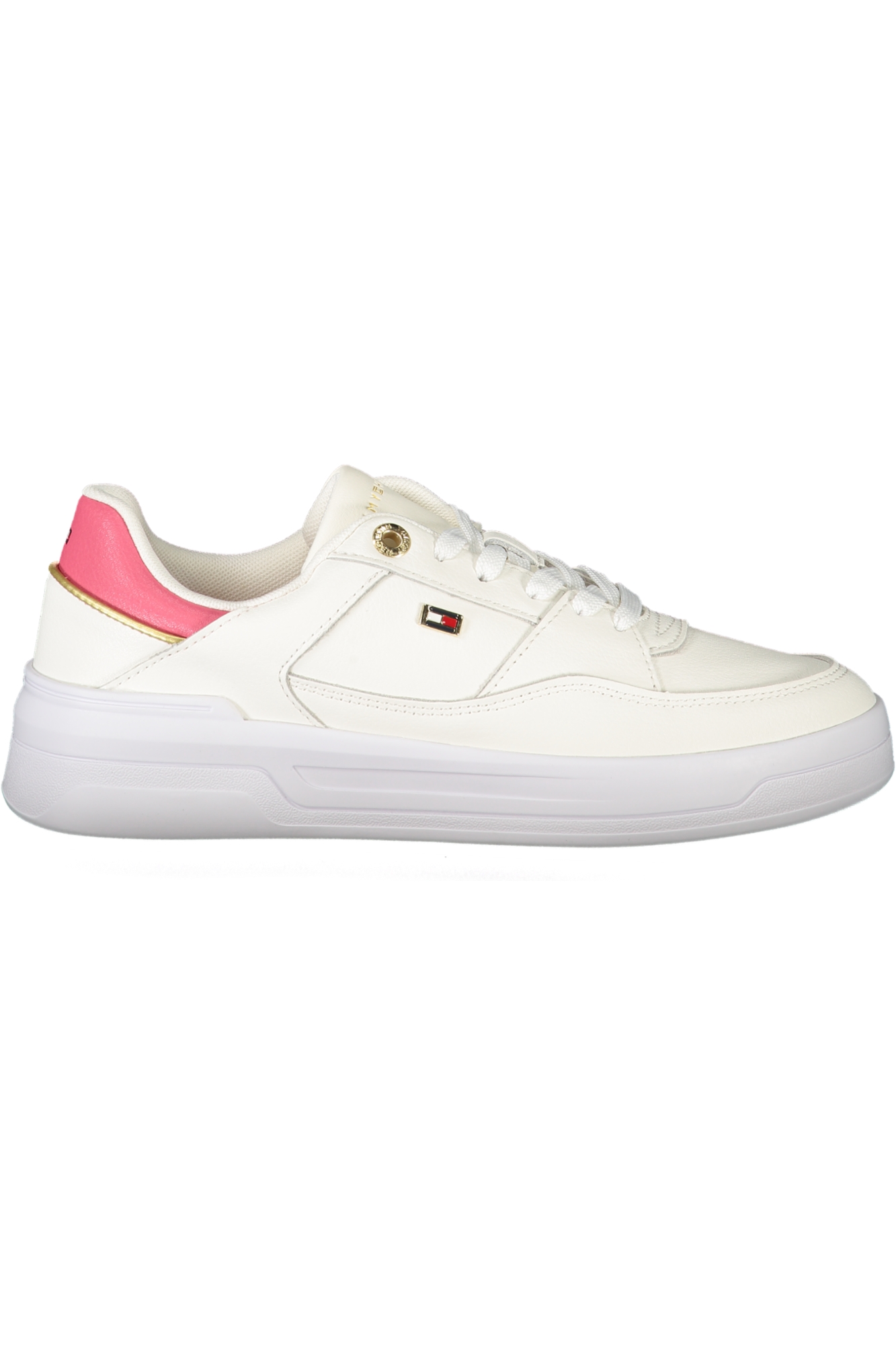 TOMMY HILFIGER WOMEN SPORTS SHOES WHITE TOMMY HILFIGER WOMEN SPORTS SHOES WHITE