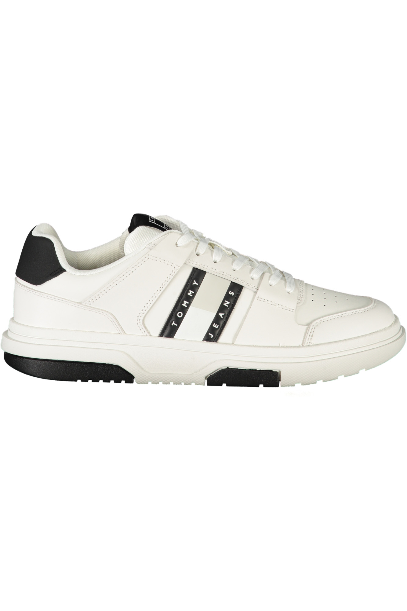 TOMMY HILFIGER MEN SPORTS SHOES WHITE TOMMY HILFIGER MEN SPORTS SHOES WHITE