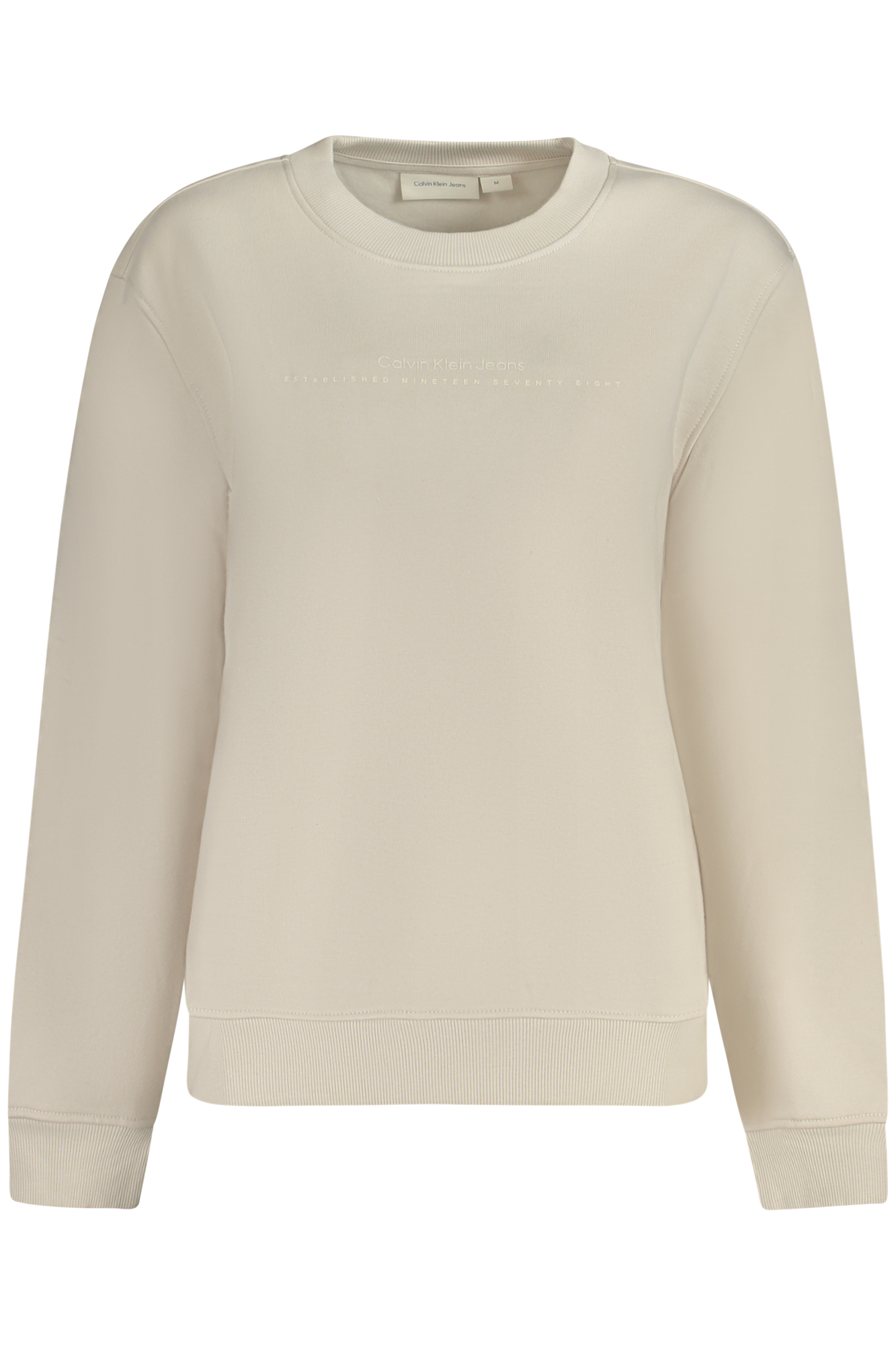 CALVIN KLEIN SWEATSHIRT WITHOUT ZIP WOMEN BEIGE CALVIN KLEIN SWEATSHIRT WITHOUT ZIP WOMEN BEIGE