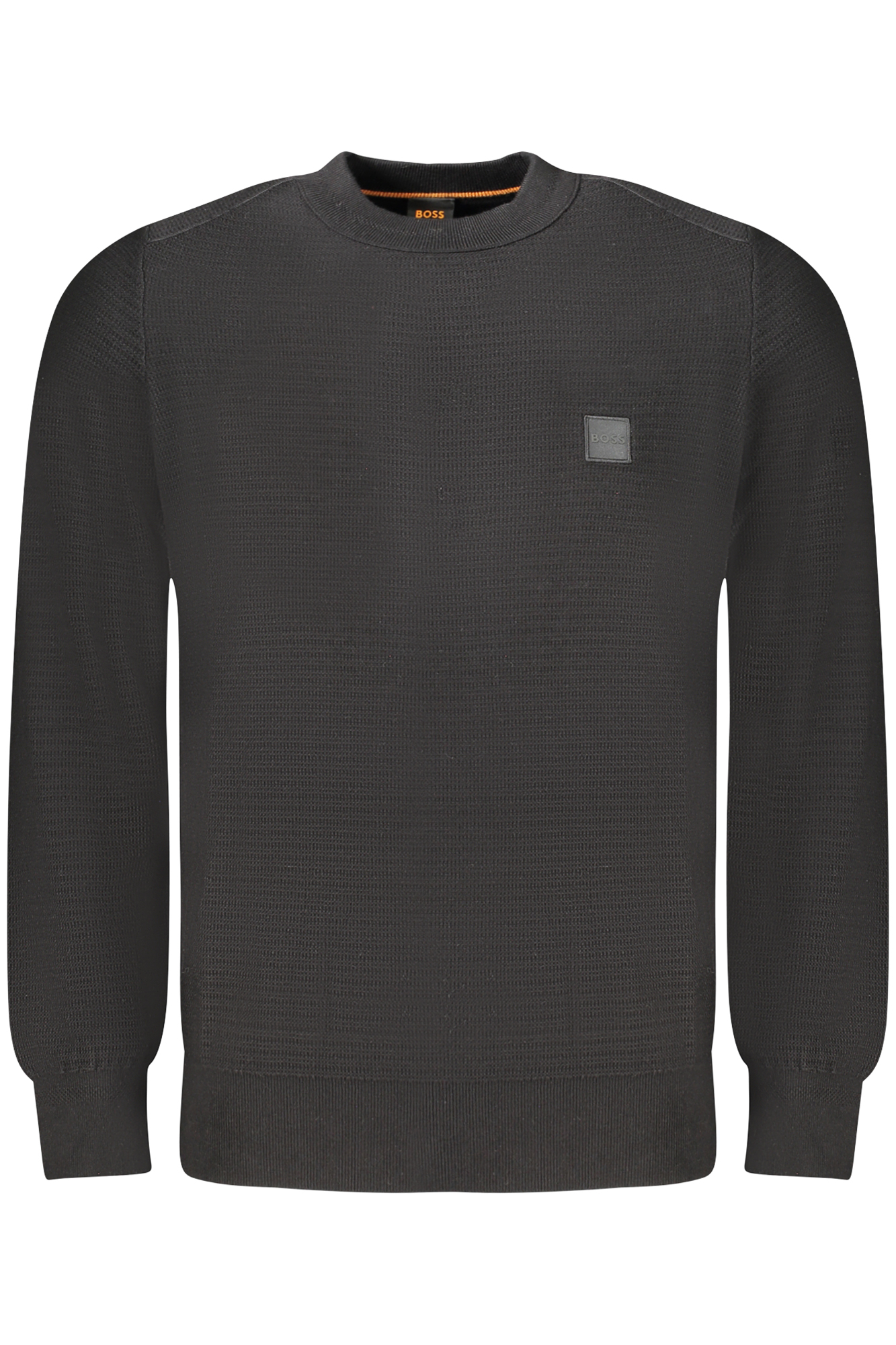 HUGO BOSS MEN BLACK SWEATER HUGO BOSS MEN BLACK SWEATER