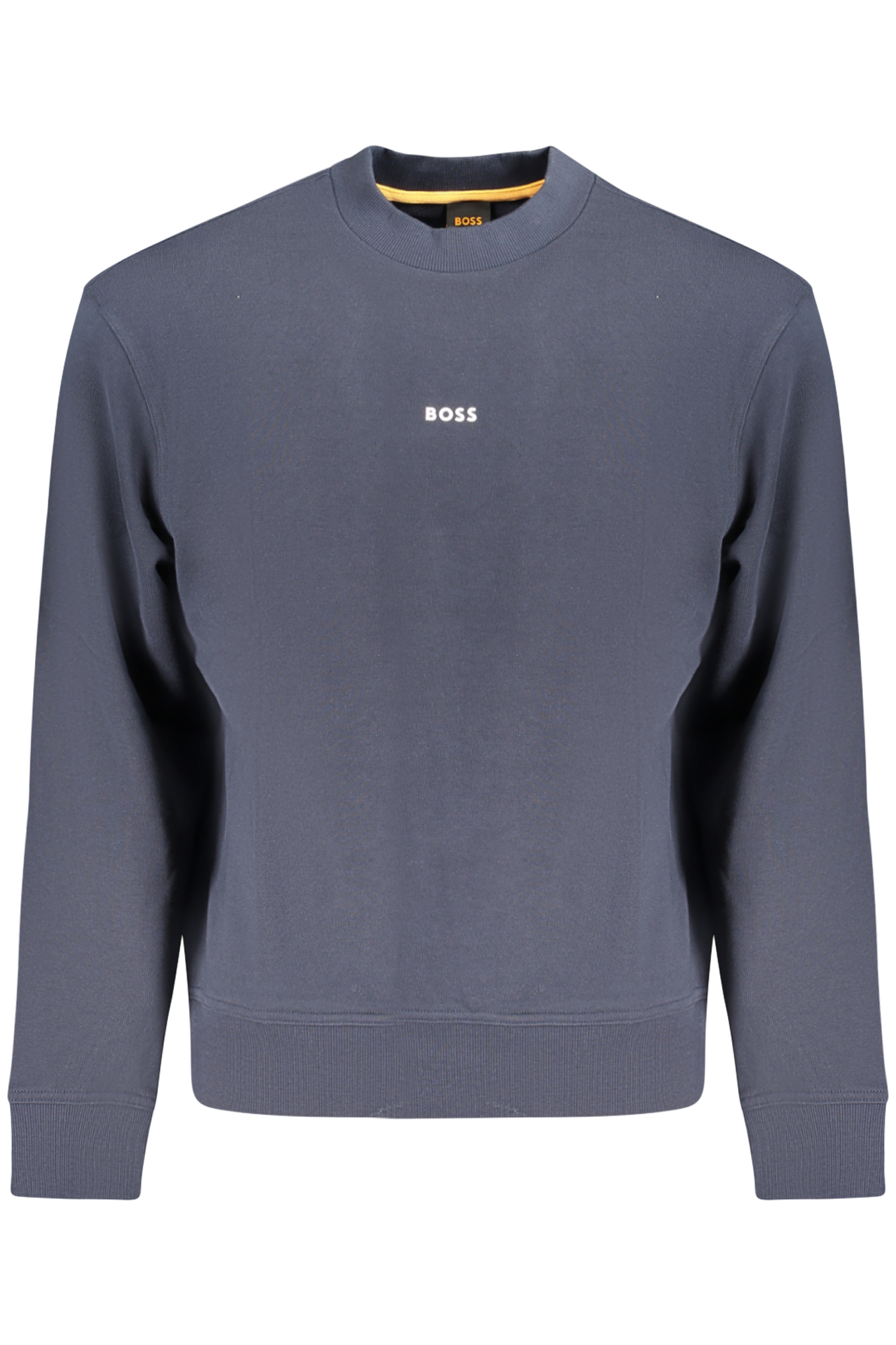 HUGO BOSS MEN BLUE ZIP-UP SWEATSHIRT HUGO BOSS MEN BLUE ZIP-UP SWEATSHIRT