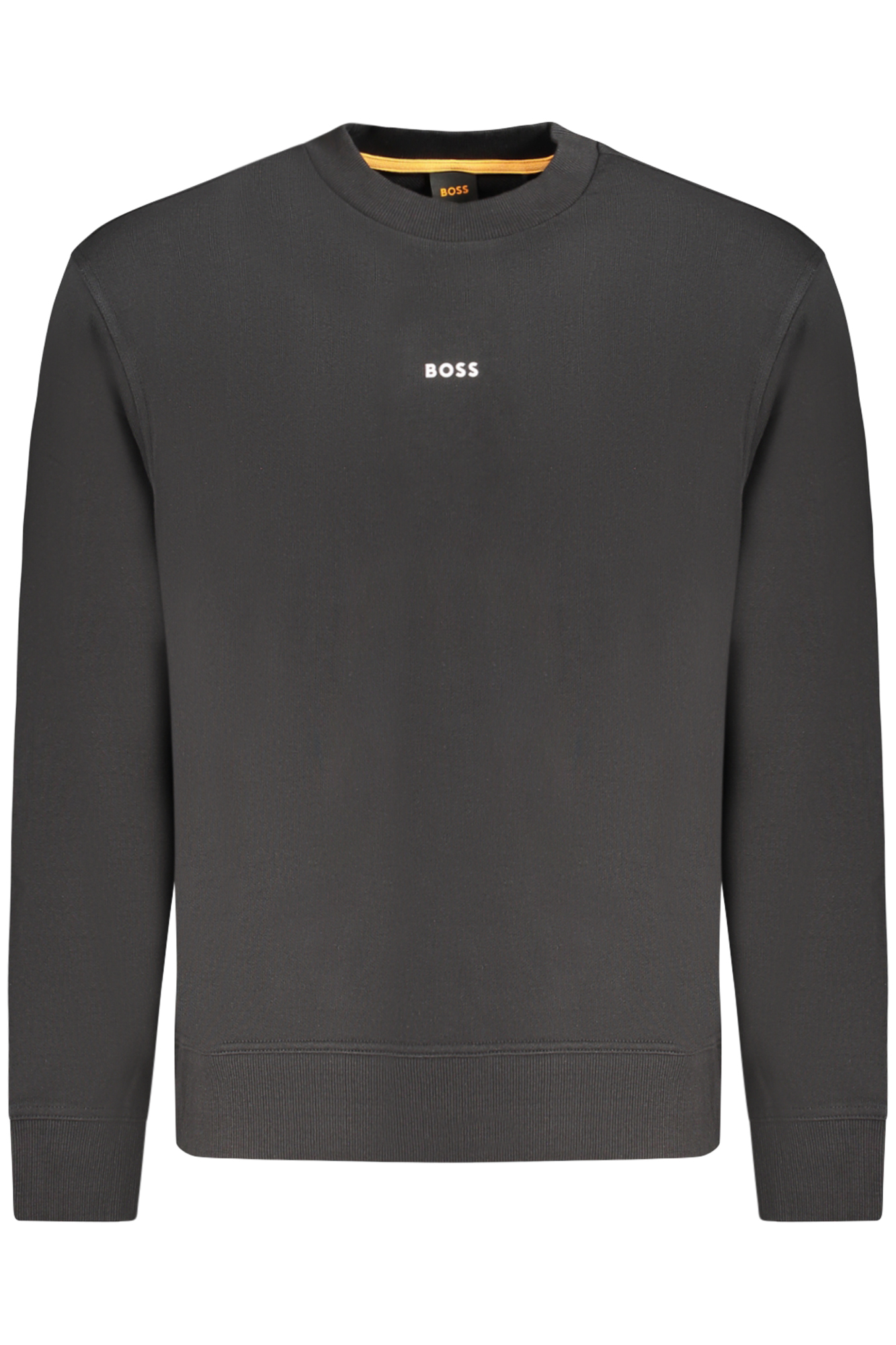HUGO BOSS MEN BLACK ZIP-UP SWEATSHIRT HUGO BOSS MEN BLACK ZIP-UP SWEATSHIRT