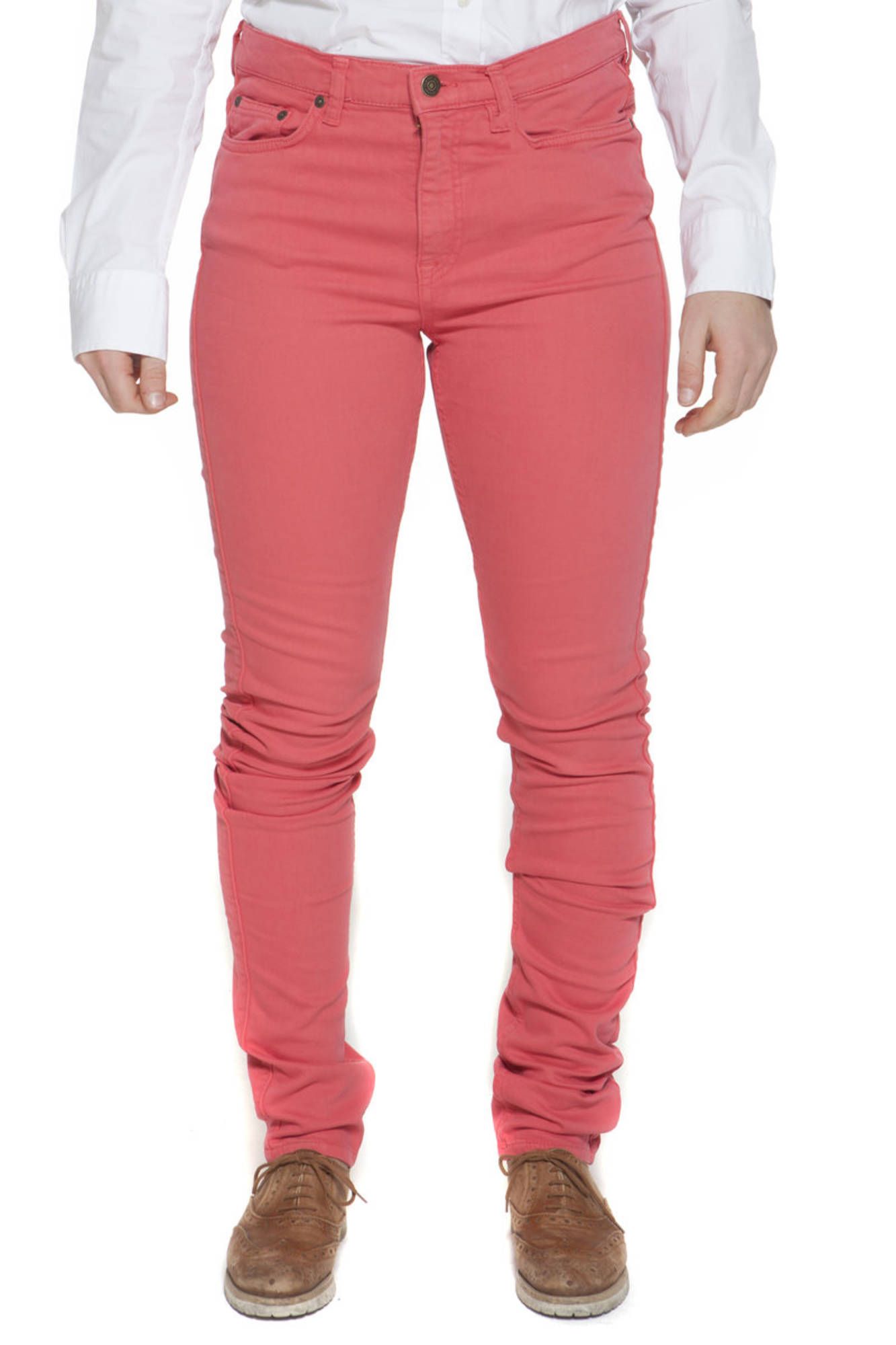 GANT WOMEN PINK TROUSERS GANT WOMEN PINK TROUSERS