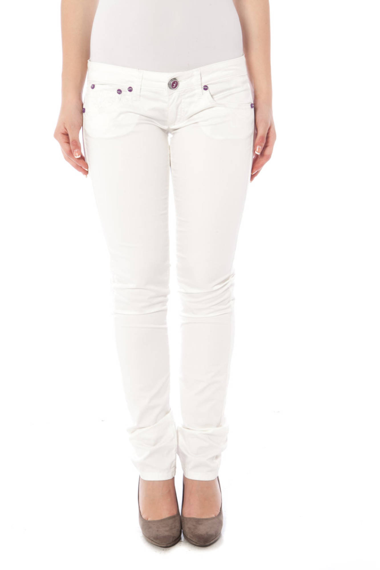 CLINK WHITE WOMAN TROUSERS CLINK WHITE WOMAN TROUSERS