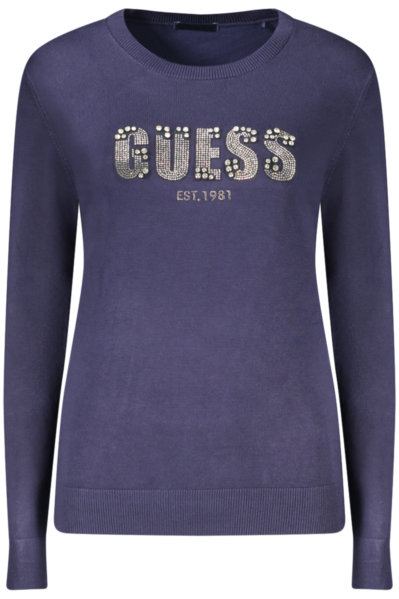 GUESS JEANS WOMEN BLUE SWEATER GUESS JEANS WOMEN BLUE SWEATER