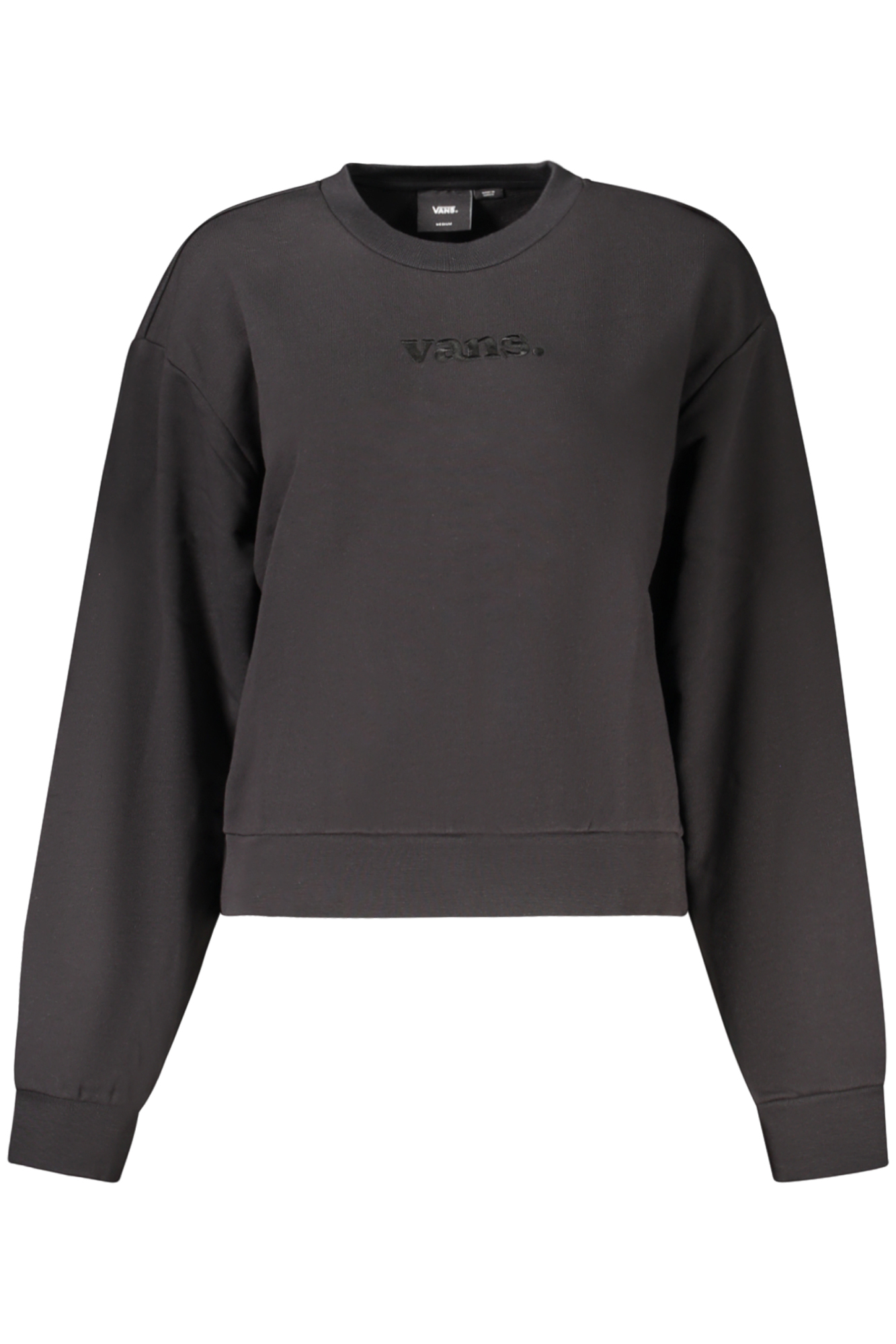 VANS WOMEN ZIP-UP SWEATSHIRT BLACK VANS WOMEN ZIP-UP SWEATSHIRT BLACK