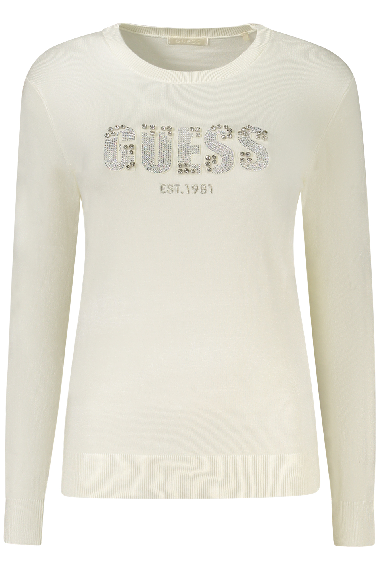 GUESS JEANS WOMEN WHITE SWEATER GUESS JEANS WOMEN WHITE SWEATER