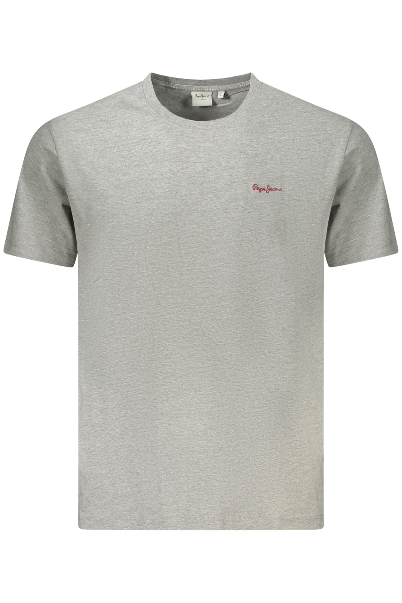 PEPE JEANS MEN SHORT-SLEEVED T-SHIRT, GREY PEPE JEANS MEN SHORT-SLEEVED T-SHIRT, GREY