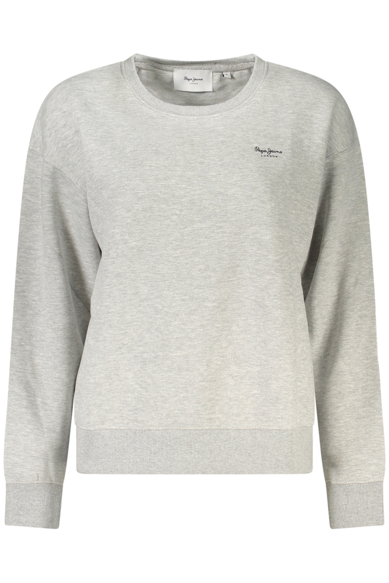 PEPE JEANS WOMEN GRAY ZIP-UP SWEATSHIRT
