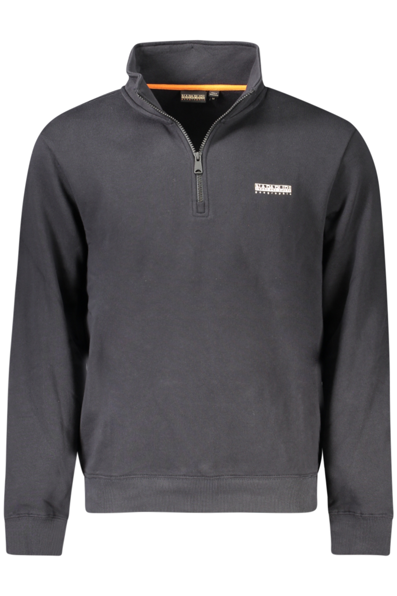 NAPAPIJRI MEN BLACK ZIP-UP SWEATSHIRT NAPAPIJRI MEN BLACK ZIP-UP SWEATSHIRT